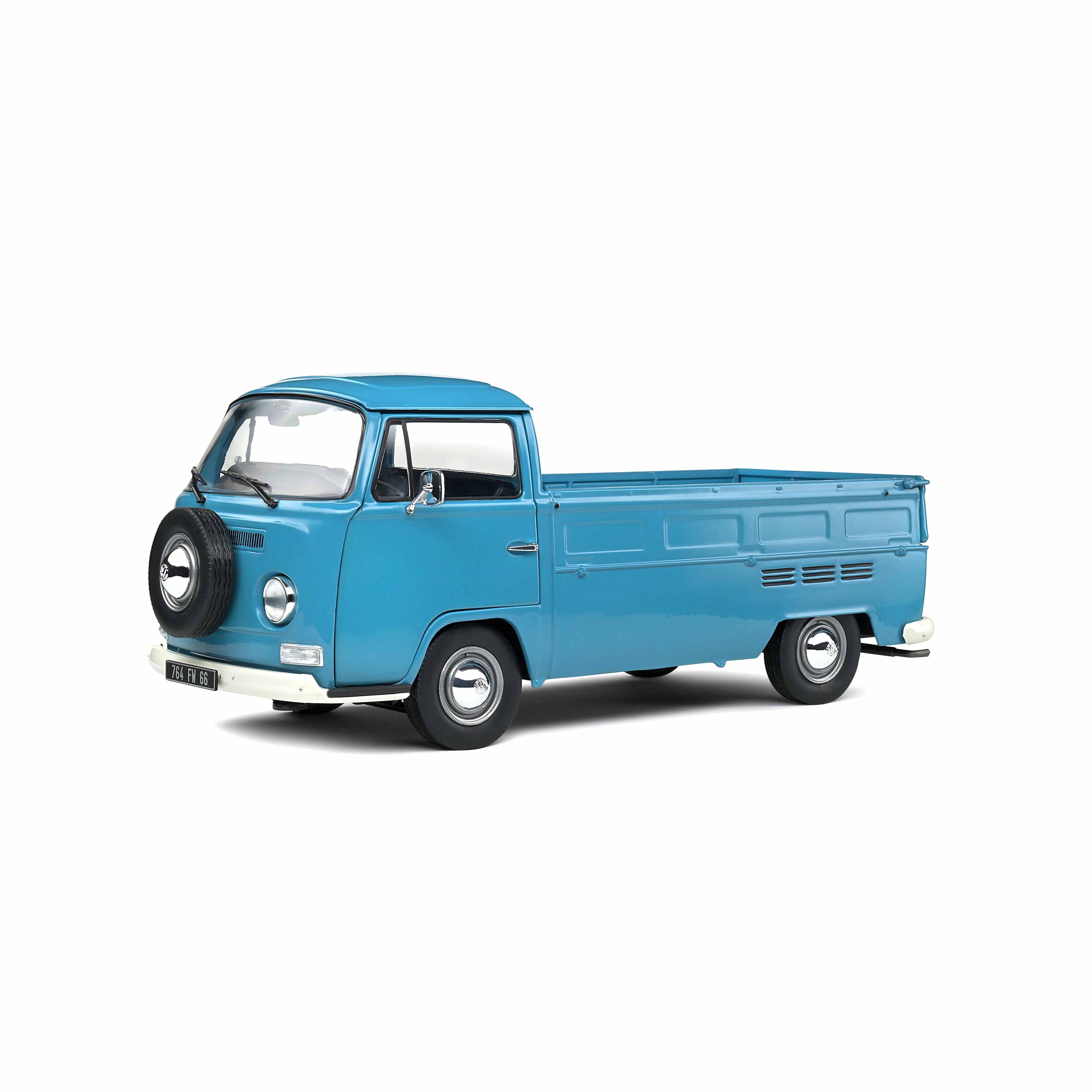VW T2 Pick Up Bleu Essence 1968 1:18