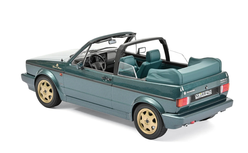 VW Golf Cabriolet Etienne Aigner 1990 Green metallic 1:18