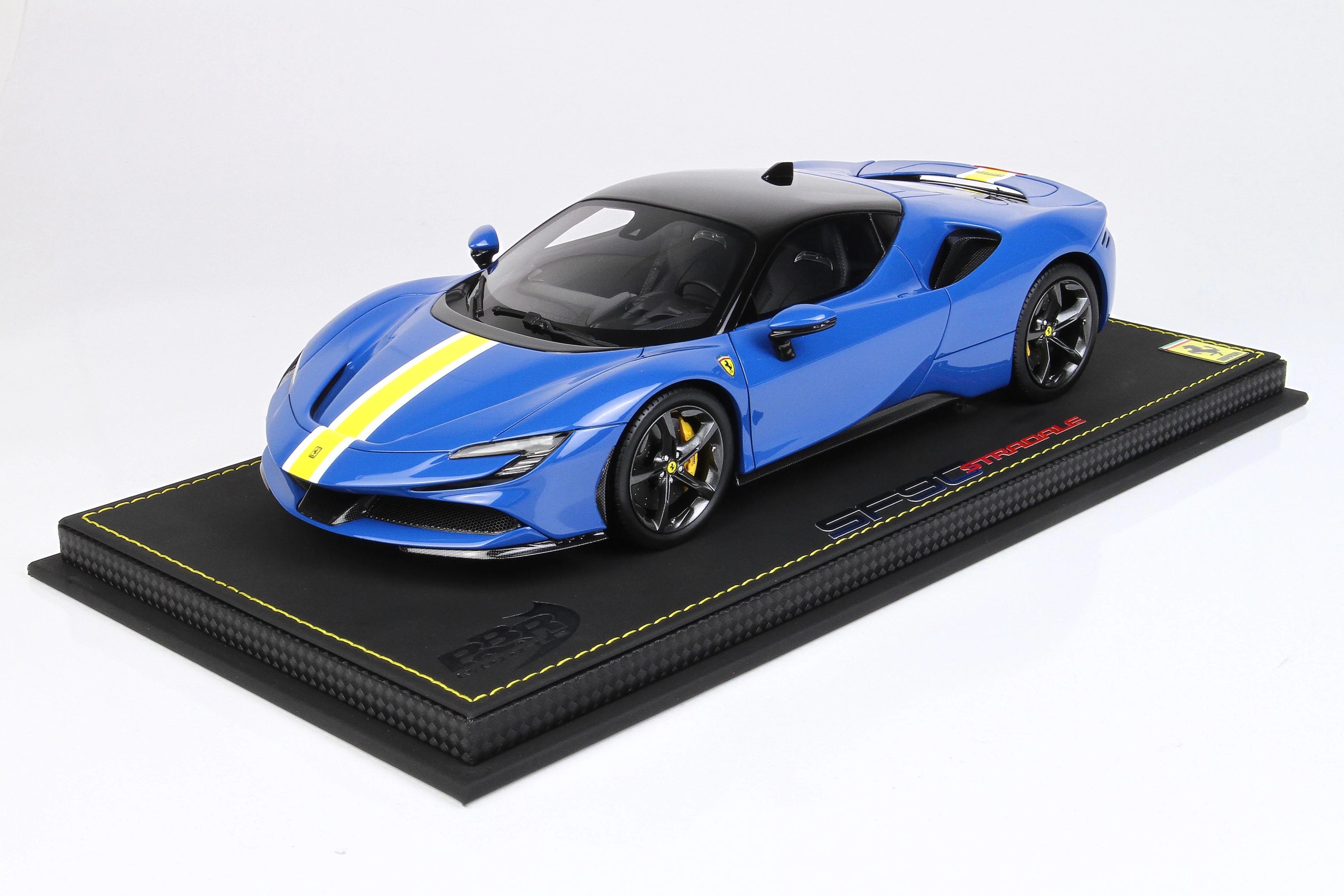 BBR Clearance Ferrari SF90 Stradale Azzurro Dino Blue - Limited 99 pcs with Display Case
