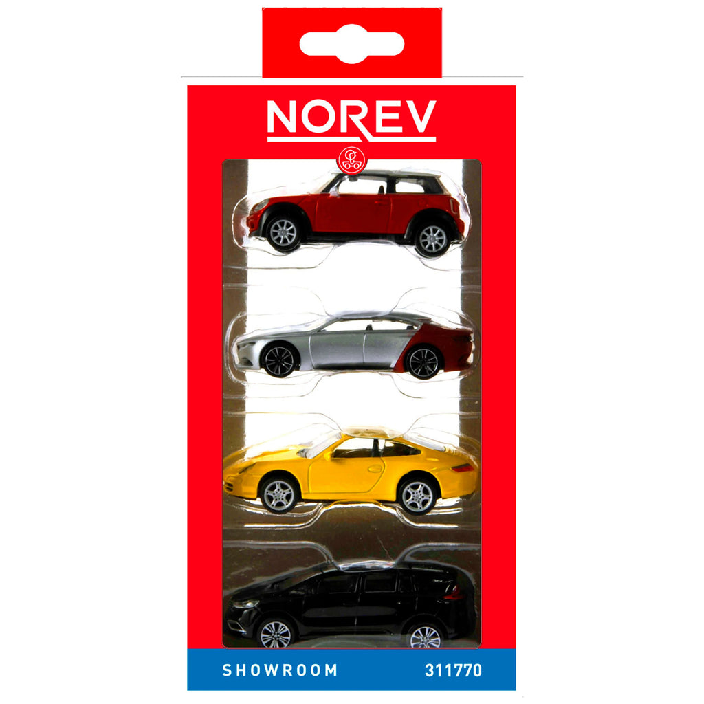 Pack 4 pcs Showroom 1/64