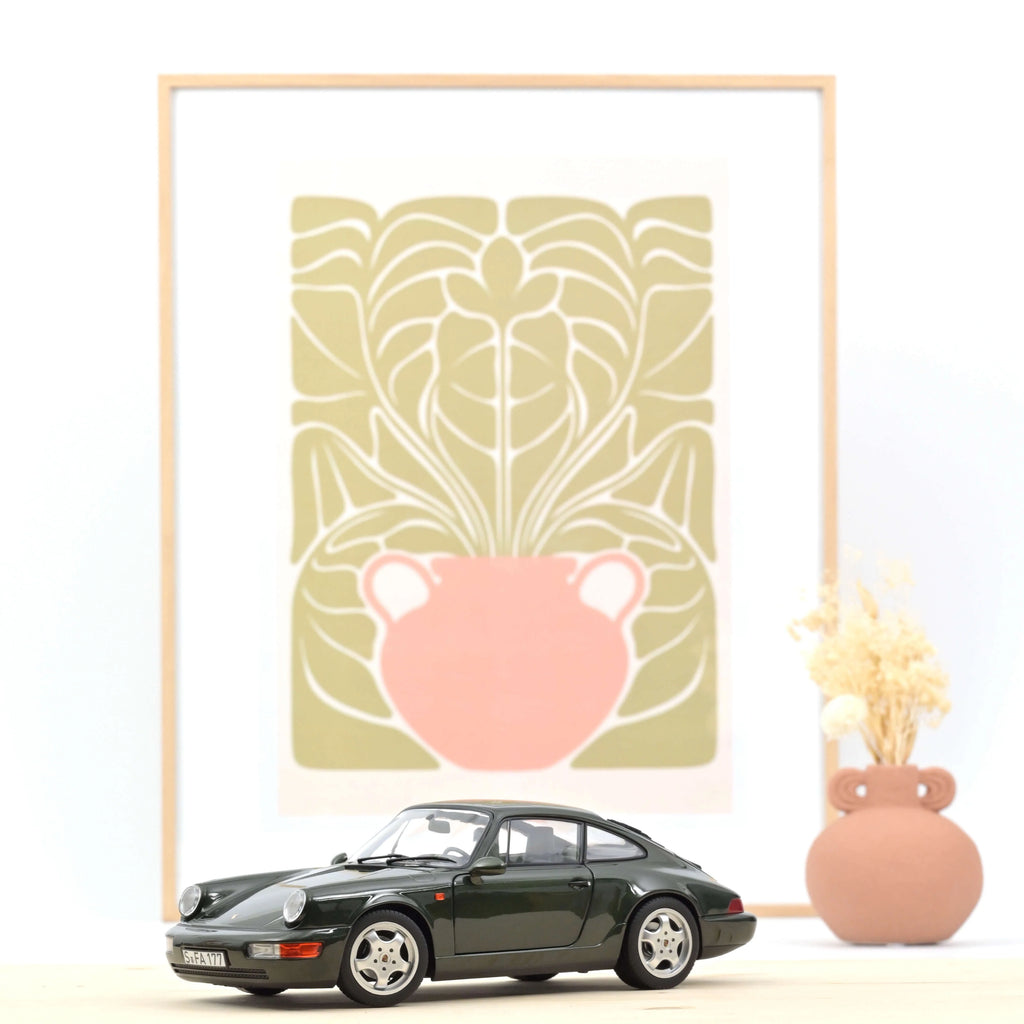 Porsche 911 Carrera 4 1992 Vert mét 1:18 - 200 pcs