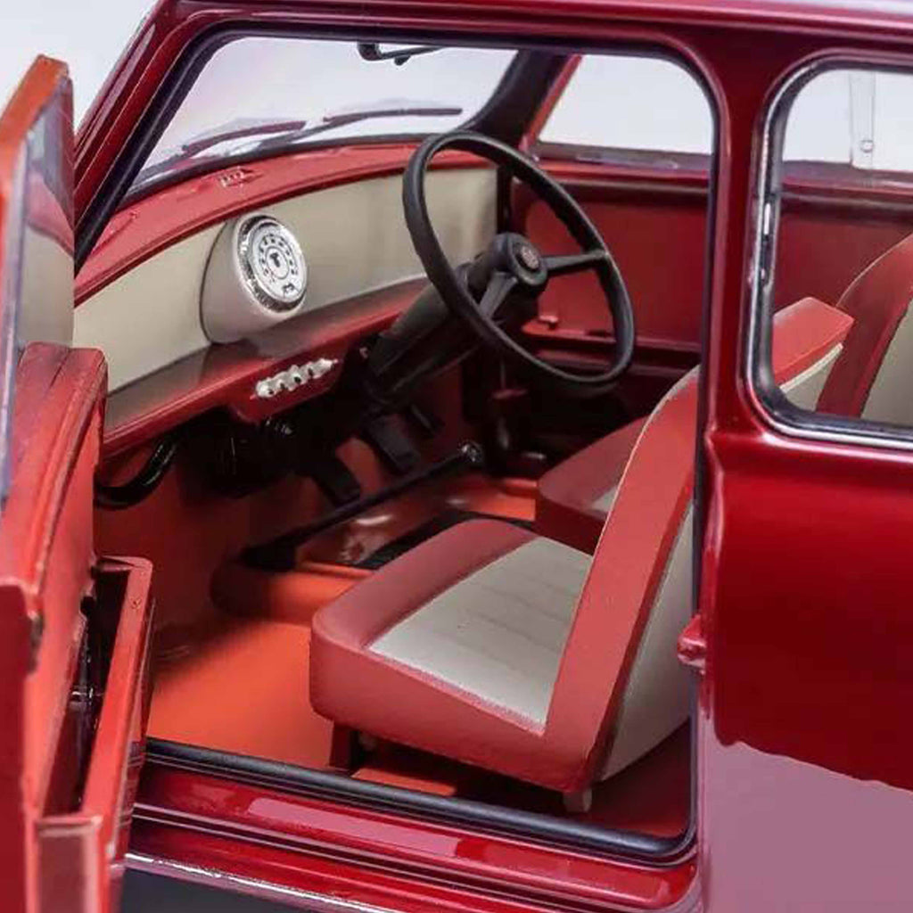 Morris Mini Mirror Cherry Red 1:18