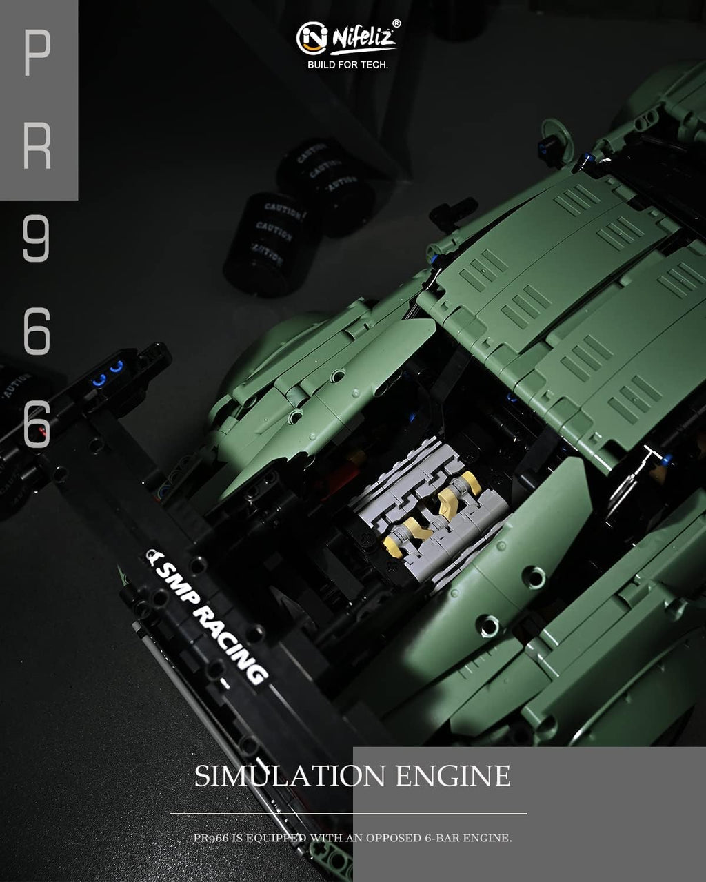 Nifeliz Pr 966 Sport Car (2435 PCS, NF10524)