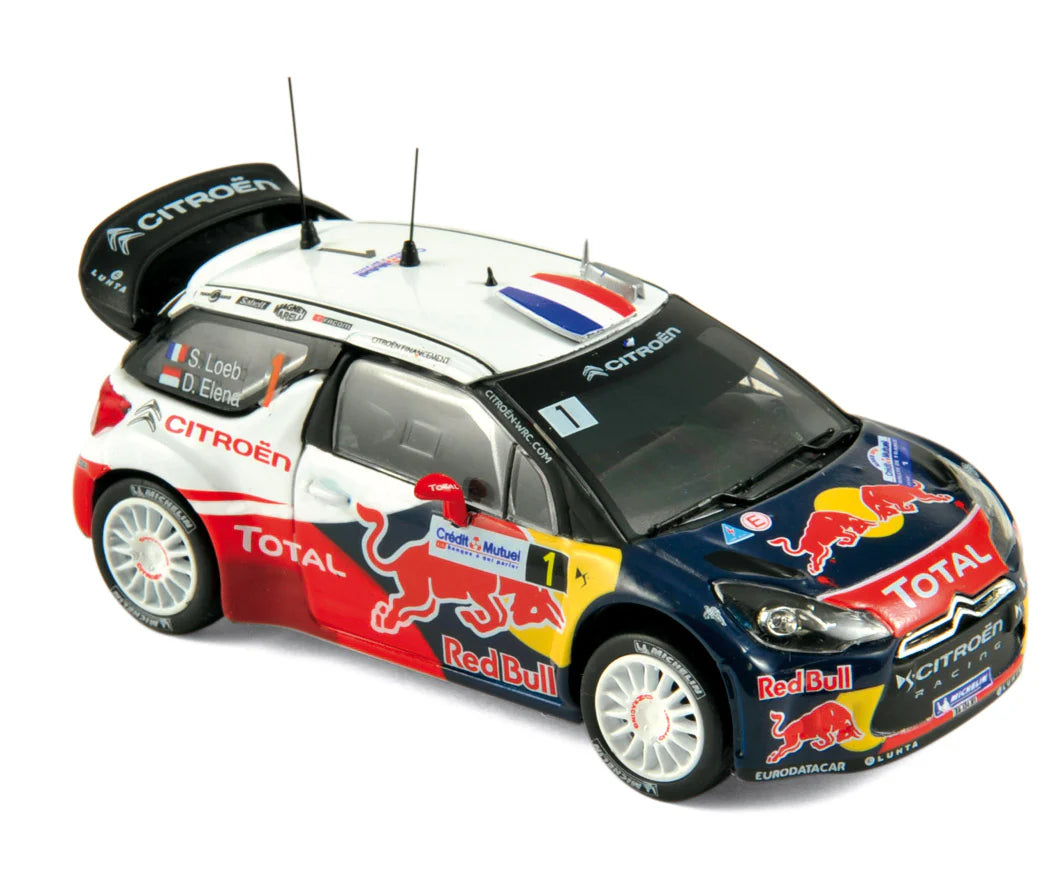 Citroën DS3 WRC 2012 Rallye Frankreich Loeb/Elena Sieger 1:43