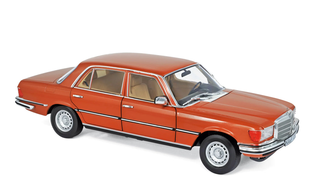 Mercedes-Benz 450 SEL 6.9 1976 Orange Inca métallisé 1/18