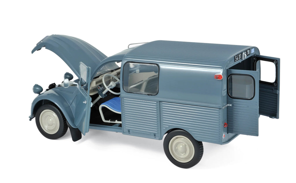 Citroën 2CV Fourgonnette AK350 1966 Névé Blue 1:18