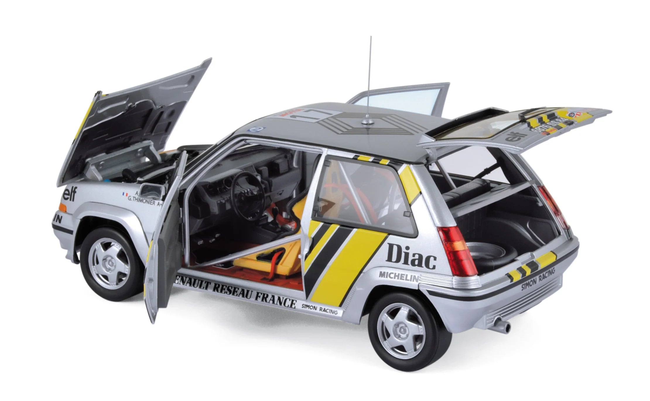 Renault Supercinq GT Turbo 1989 Tour de Corse 17 Alain Oreille 1:18
