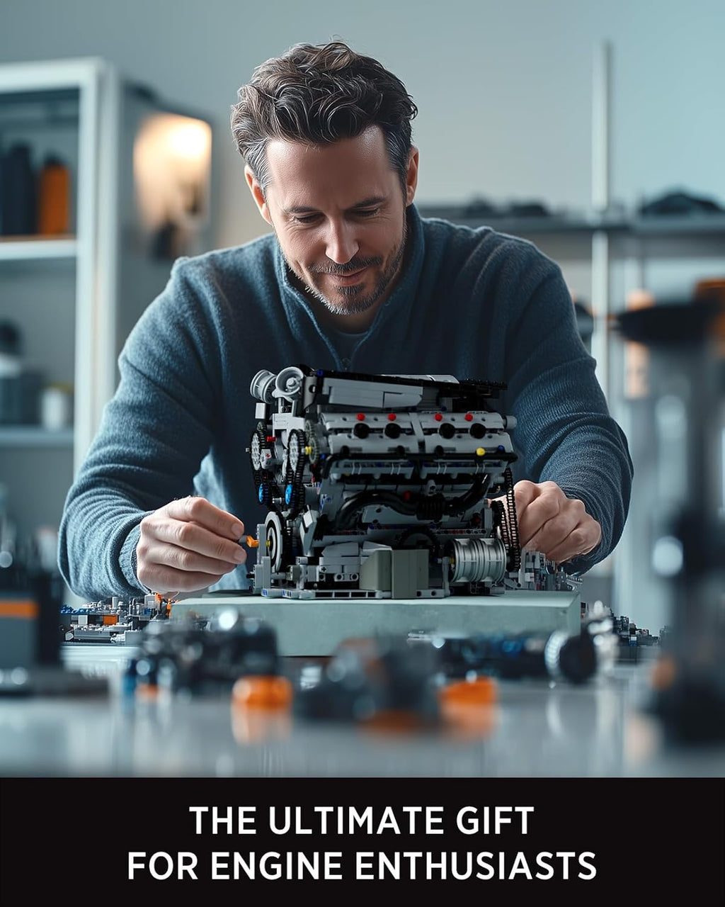 Nifeliz V8 Engine (2725 PCS, NF10287)