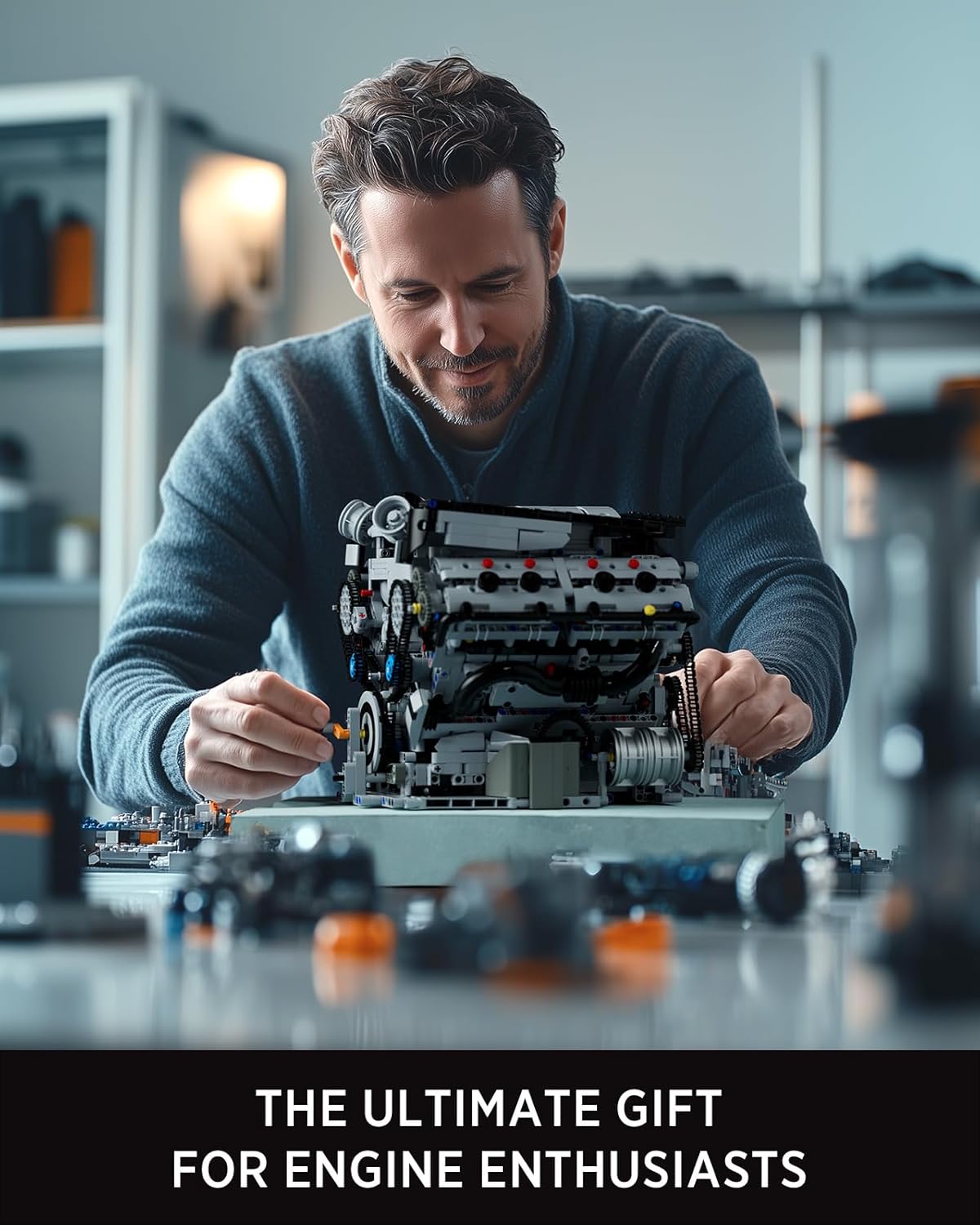 Nifeliz V8 Engine (2725 PCS, NF10287)