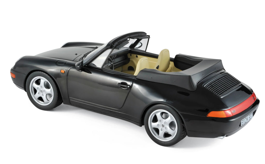 Porsche 911 Carrera Cabriolet 1994 Black 1:18