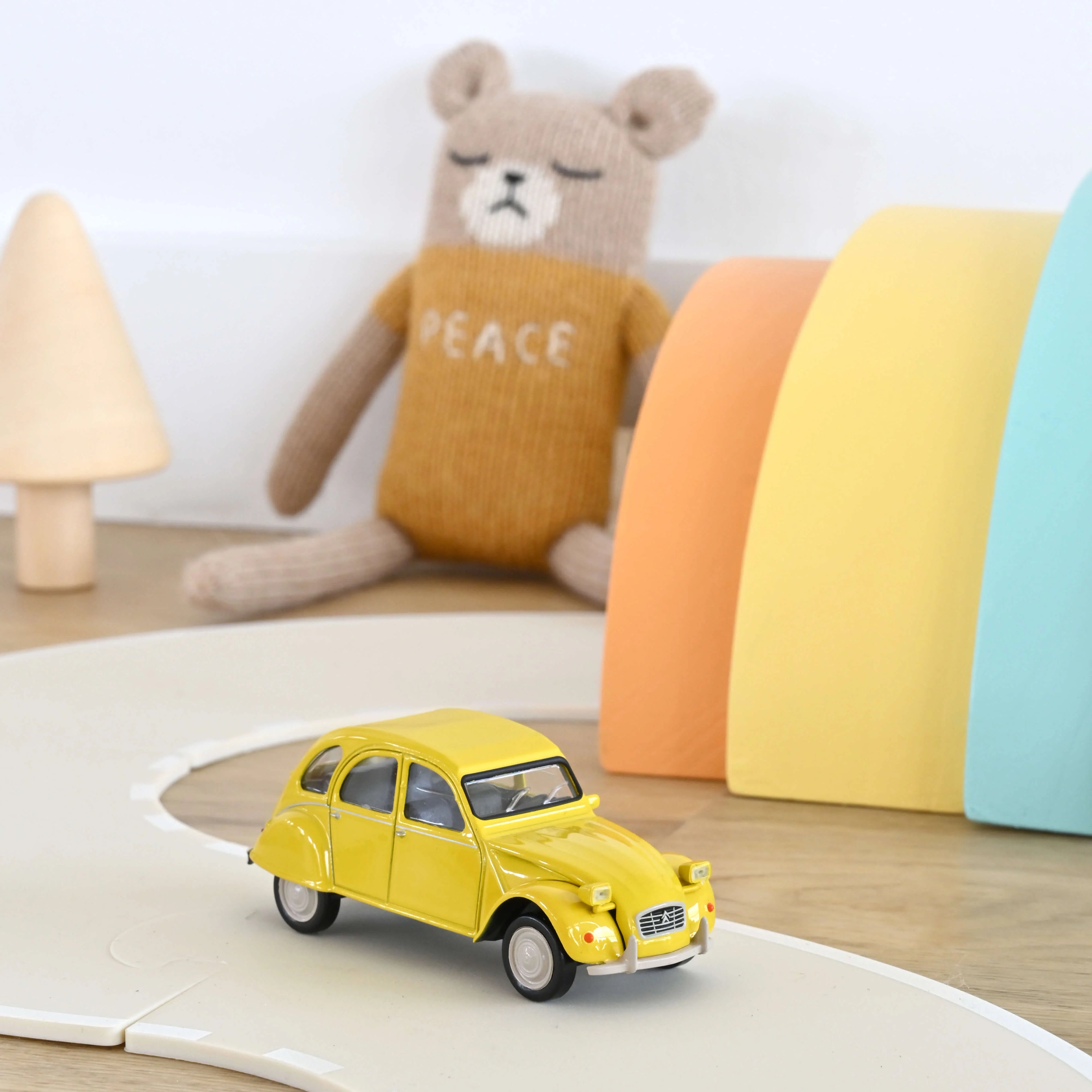 Citroën 2CV 6 Club 1979 Jaune Mimosa Jet-car 1:43