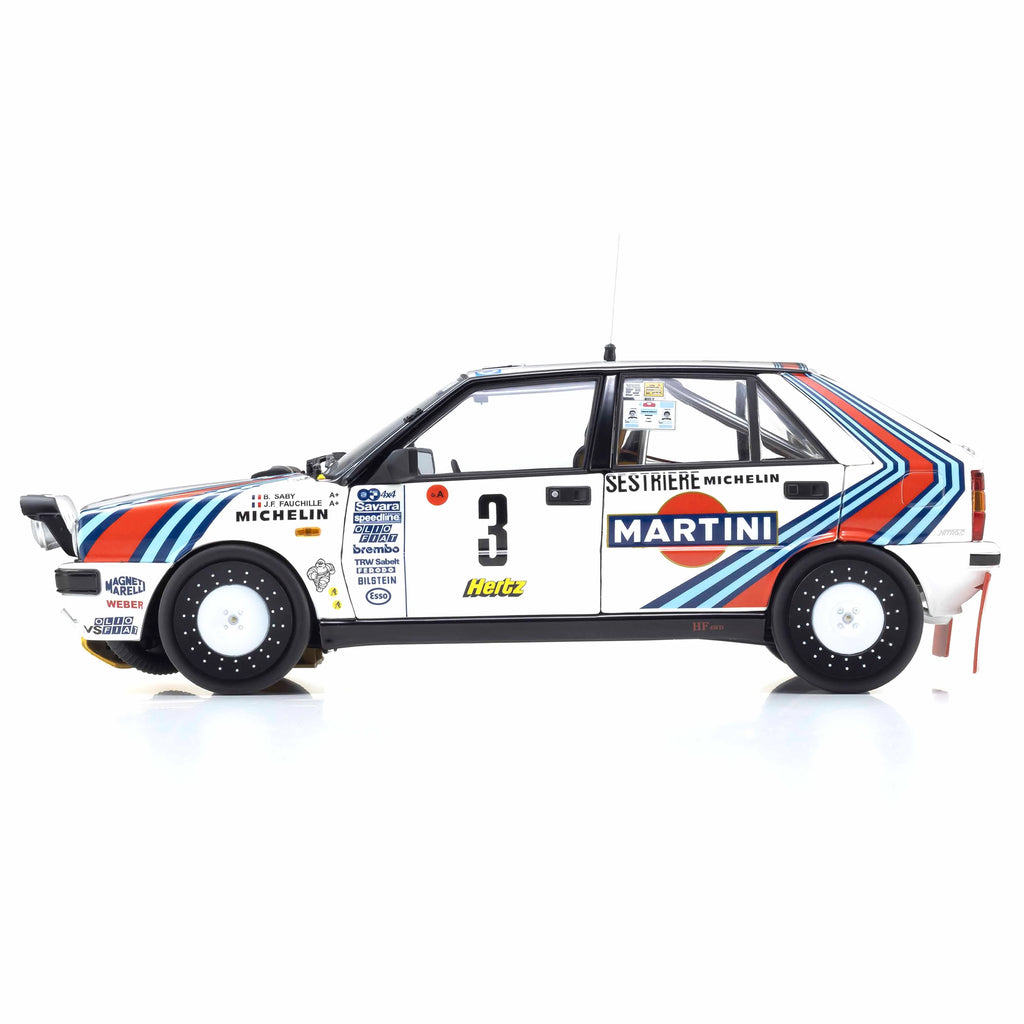 Lancia Delta HF 4WD 1988 Rallye Monte-Carlo LANCIA MARTINI N°3 1/18