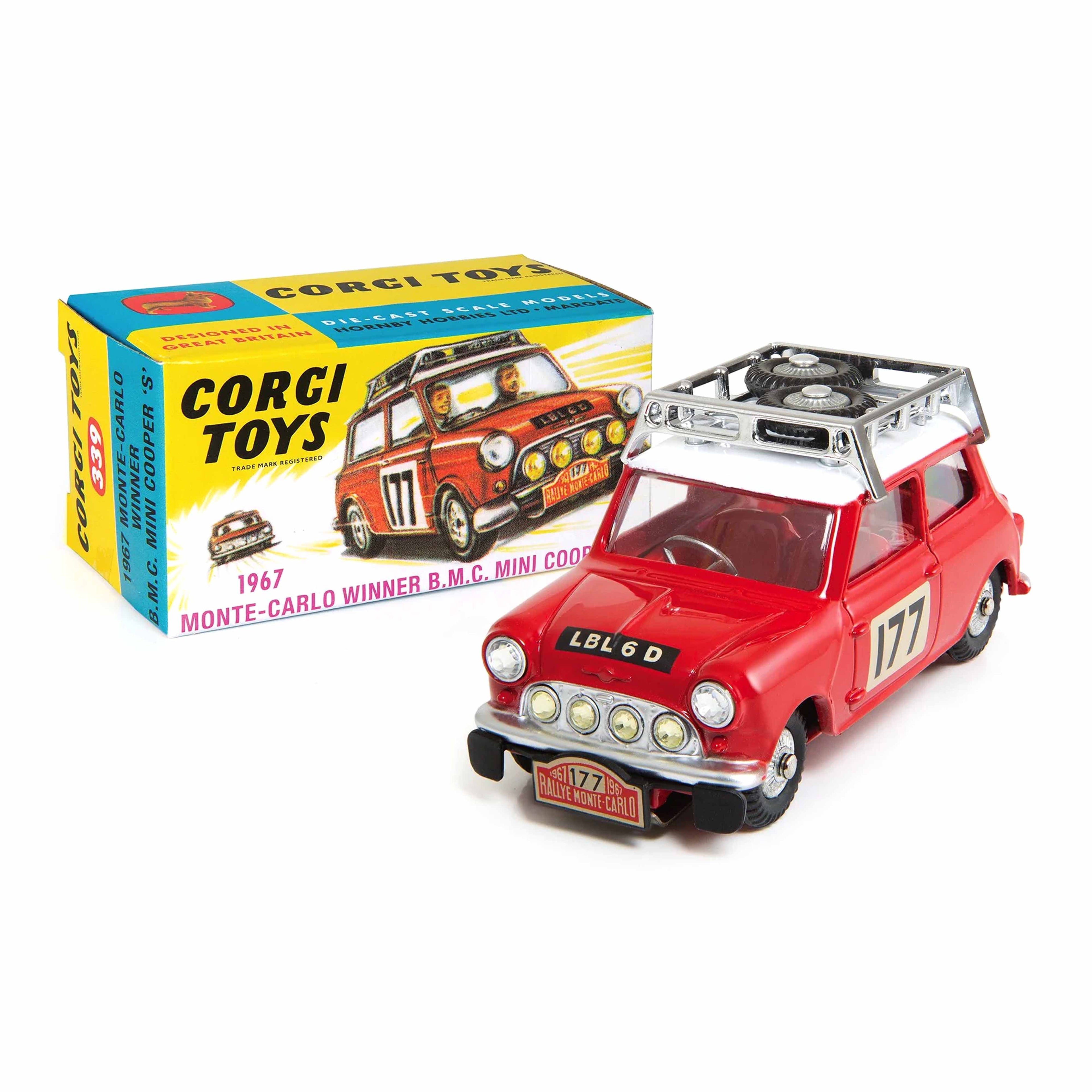 Mini Cooper S Sieger Rallye Monte Carlo 1967 1:45 - Nr. 339