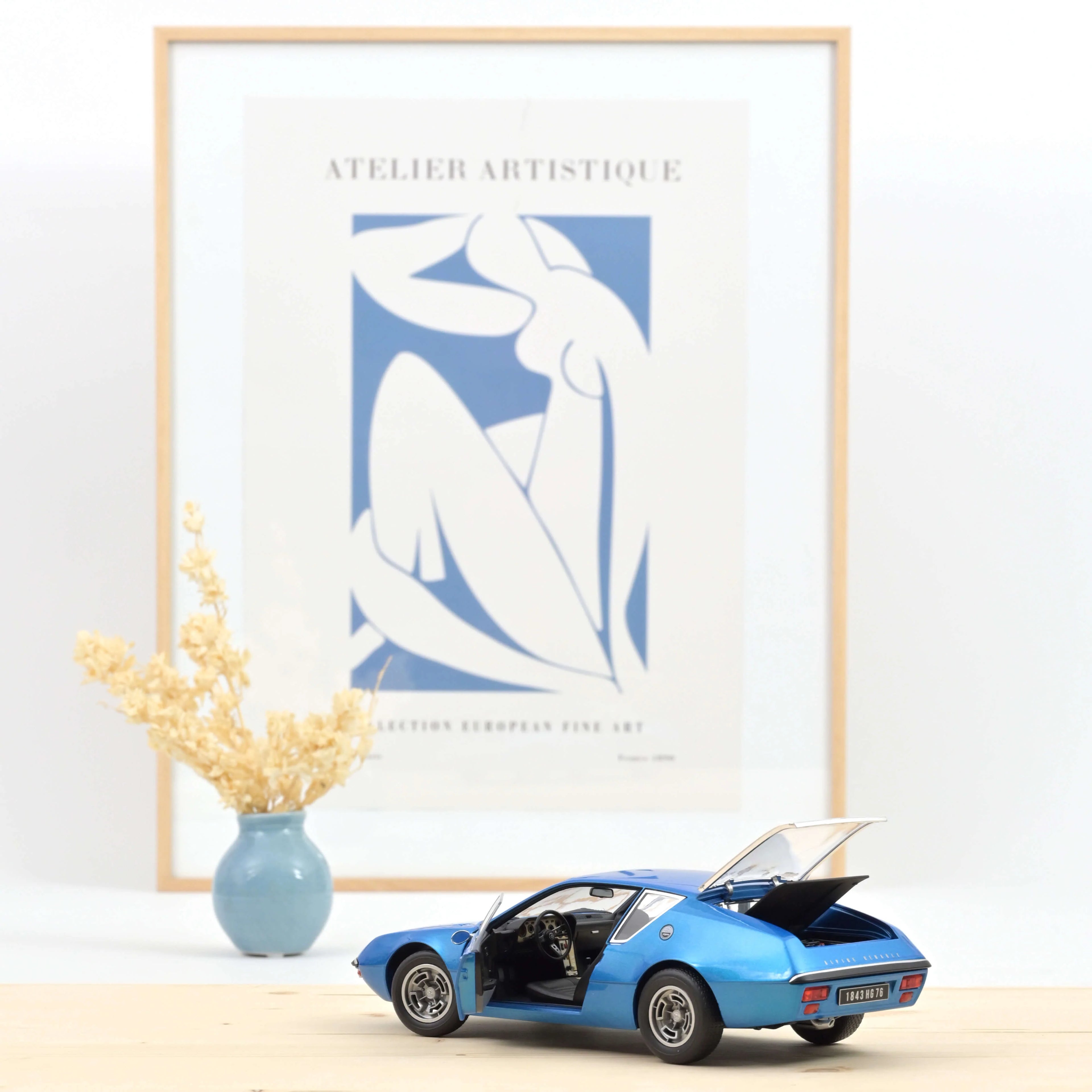 Alpine A310 1600 VE 1972 Bleu Alpine 1:18