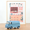 Renault Estafette 1959 Light Blue 1:18 - 200pcs