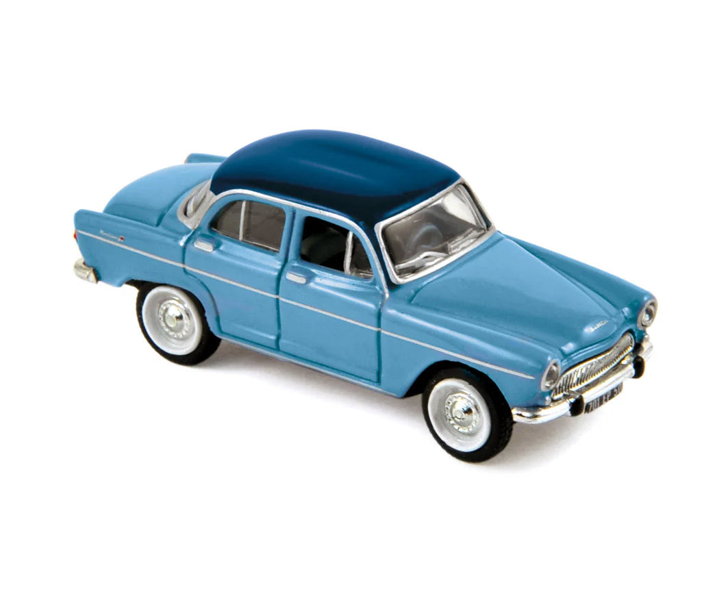 Simca Aronde P60 1962 Pervenche Blue&Leman Blue 1:87