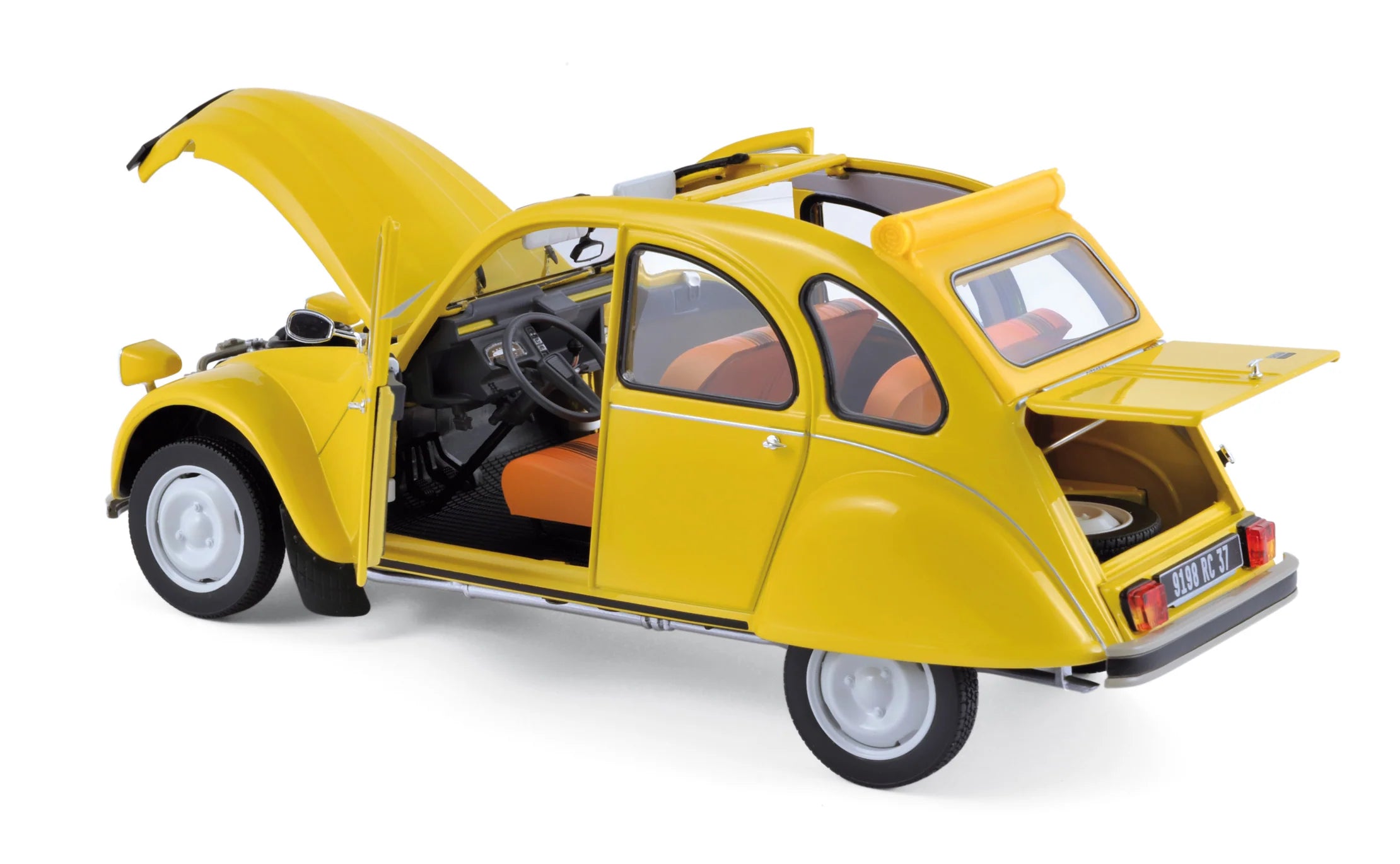 Citroën 2CV 6 Club 1979 Mimosa Yellow 1:18
