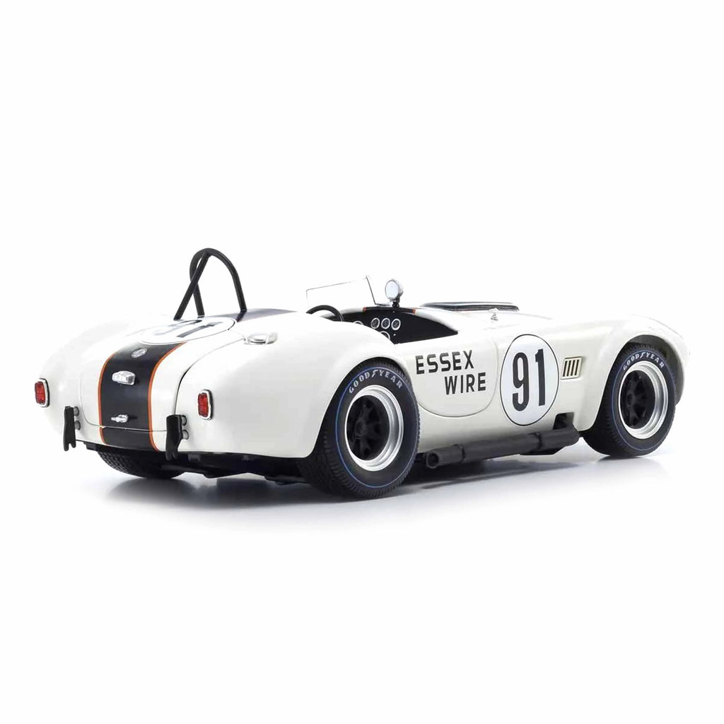 Shelby Cobra 427S/C N°91 Essex Wire Blanc/Bleu foncé 1/18