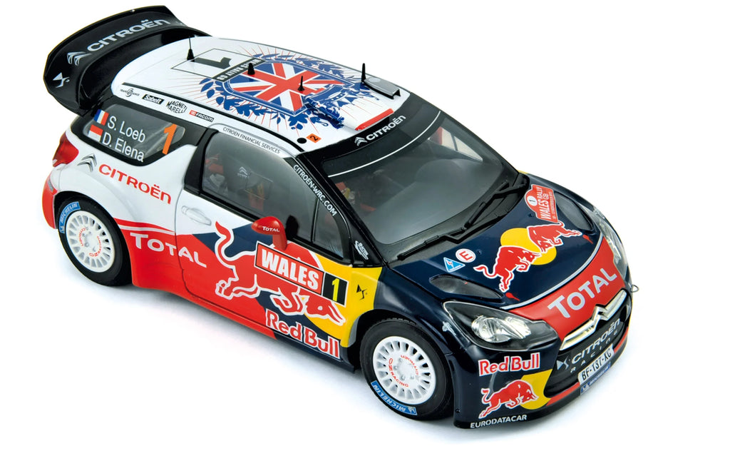 Citroën DS3 WRC 2011 Rally GB 1 Loeb/Elena World Champion 1:18