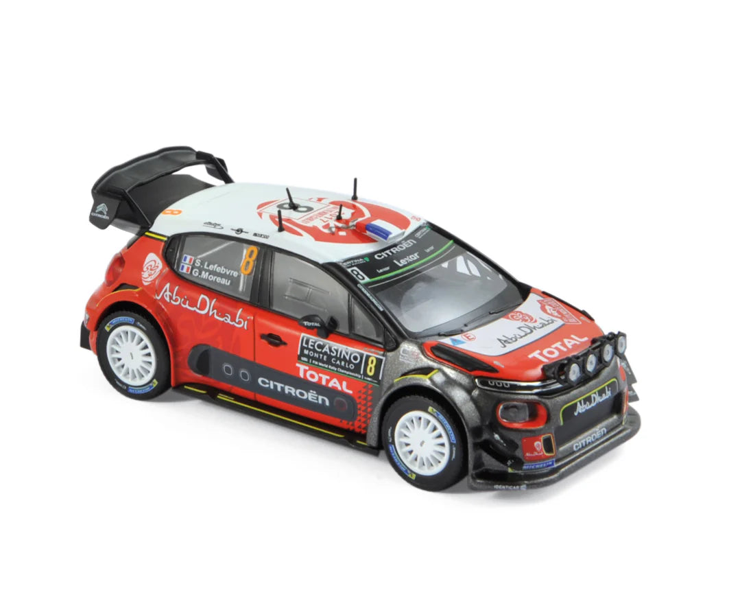Citroën C3 WRC 2017 Rallye Monte-Carlo 8 S.Lefebvre/G.Moreau 1:43