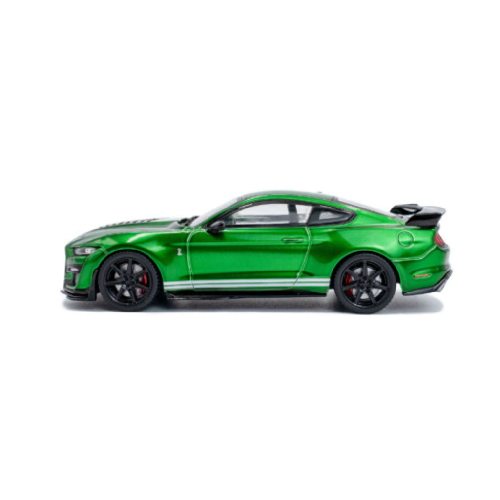 Shelby Mustang GT500 Eruption Green Metallic / White Stripes 1/43