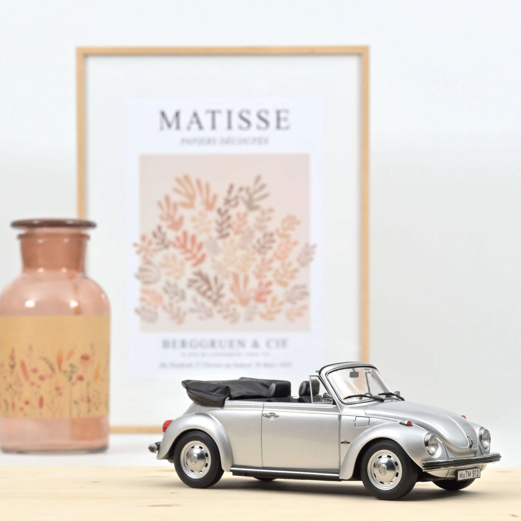 VW 1303 Cabriolet 1973 Argent 1:18