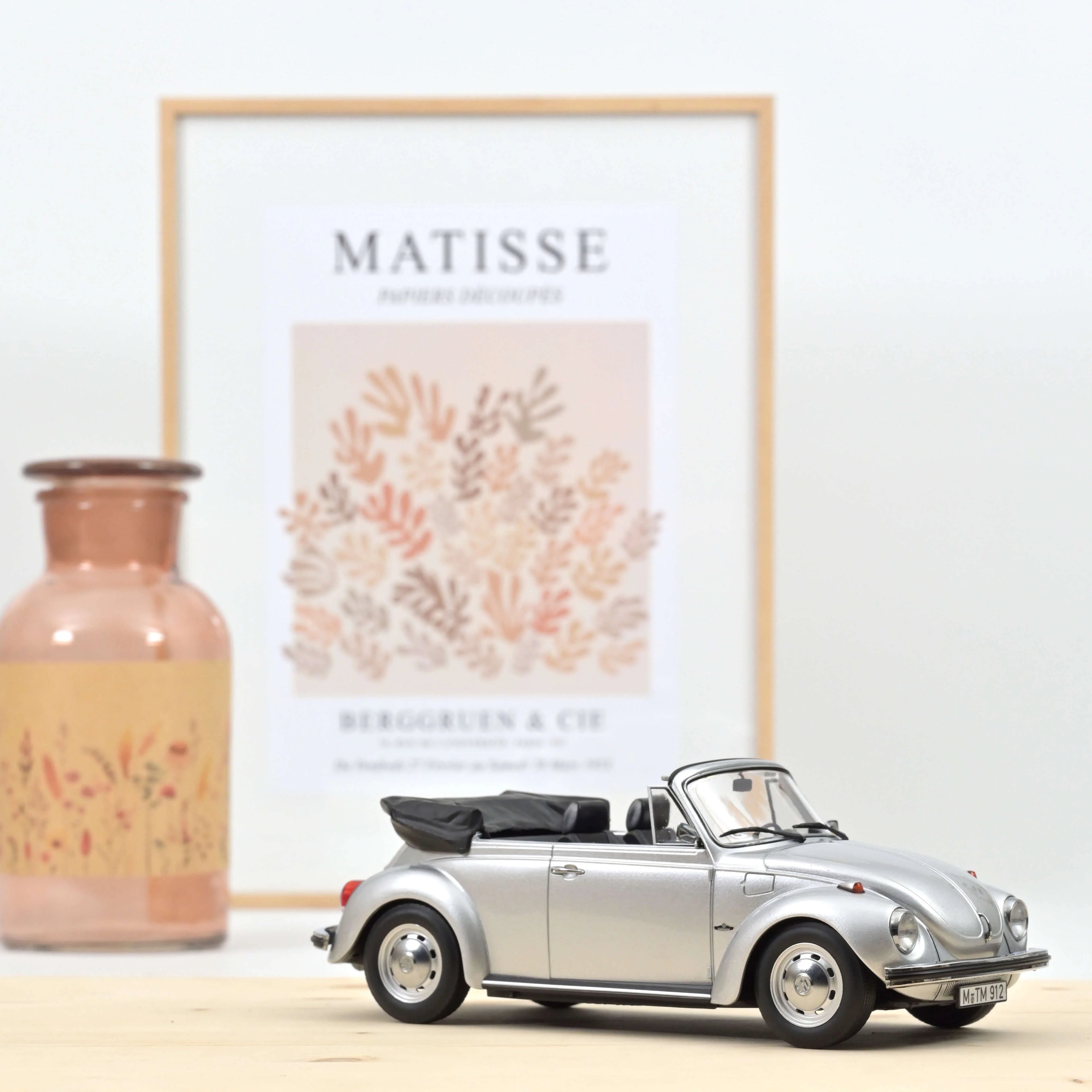 VW 1303 Cabriolet 1973 Argent 1:18