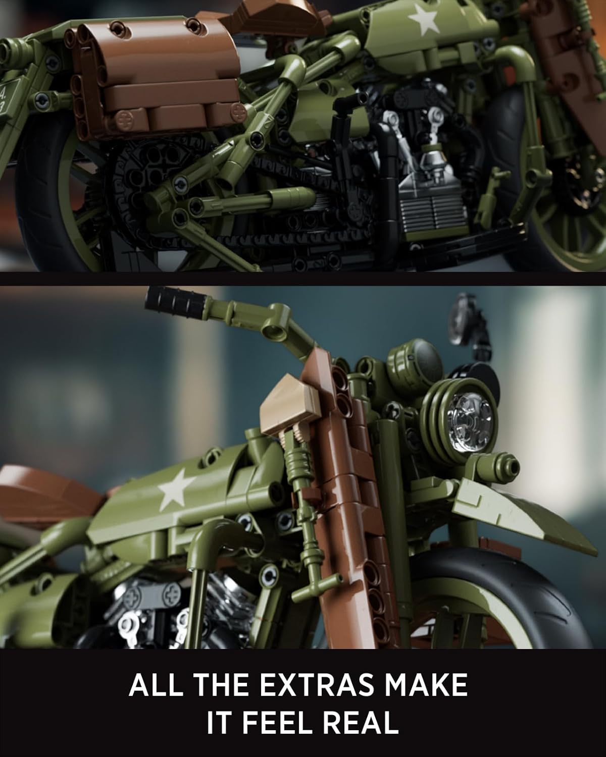 Nifeliz Motorcycle WLA Model (833 PCS, NF10333)