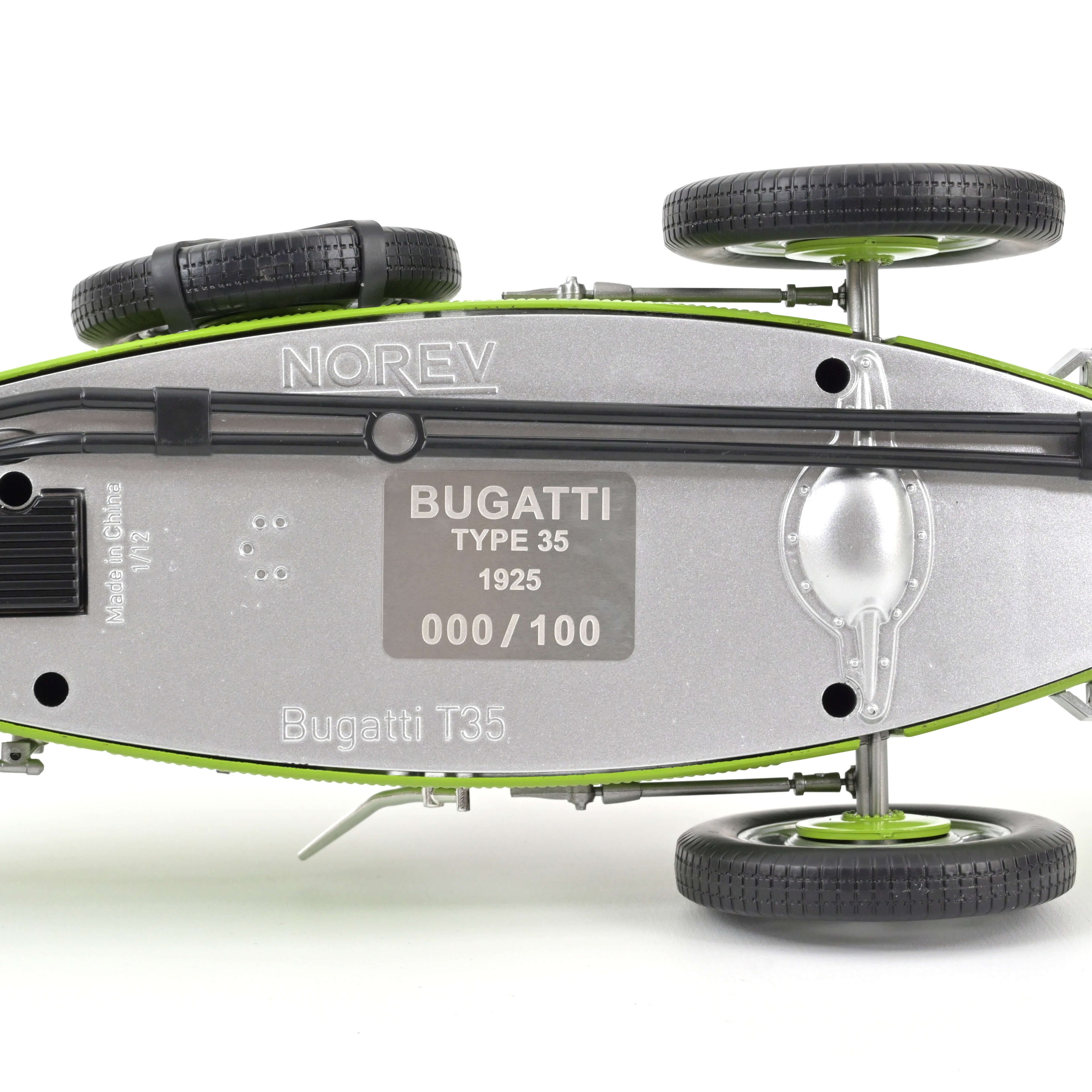 Bugatti T35 1925 Olive Green 1:12 - 100pcs