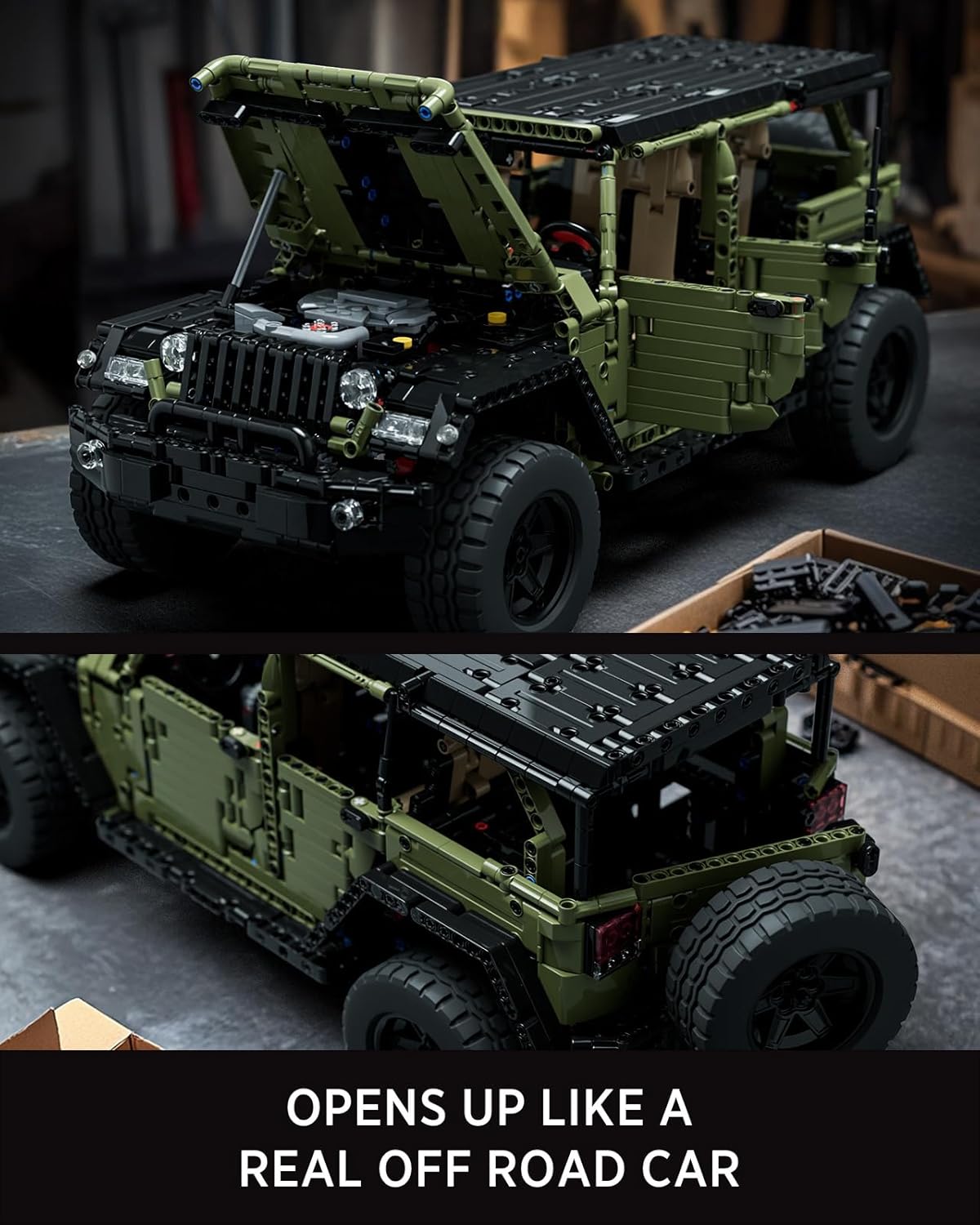 Nifeliz Willis 4x4 Off-Road Car (2899 PCS, NF10324)