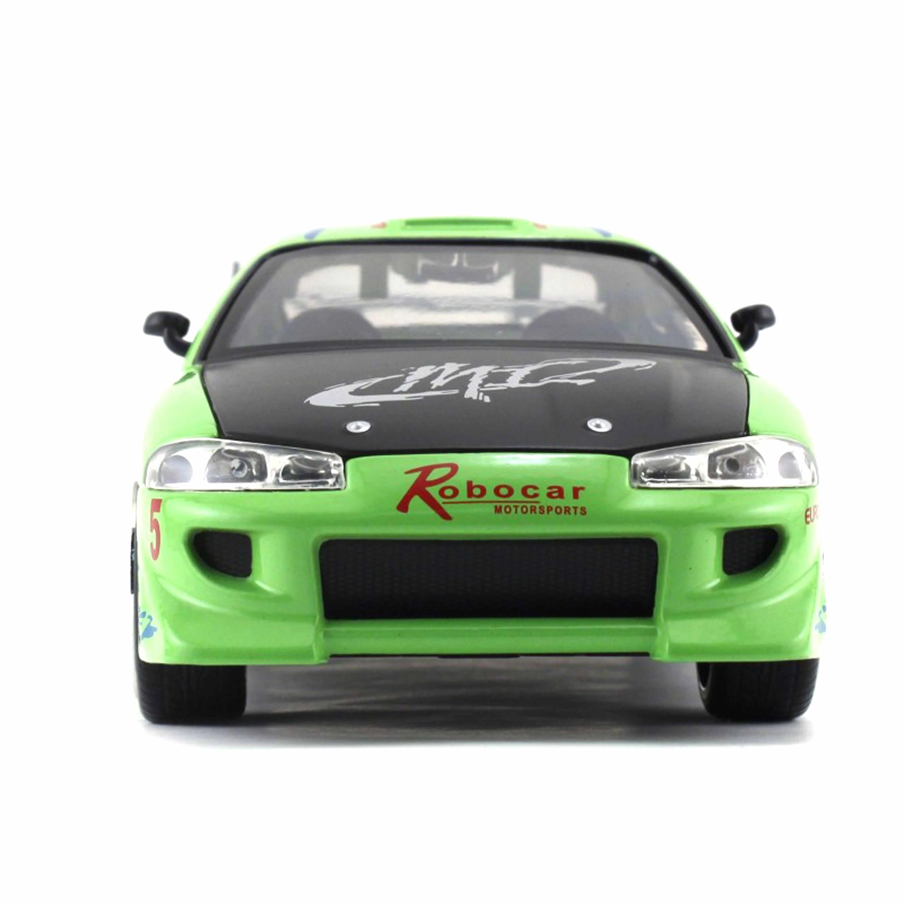 Mitsubishi Eclipse Green Brian O'Connor 1995 Fast and Furious 1:24