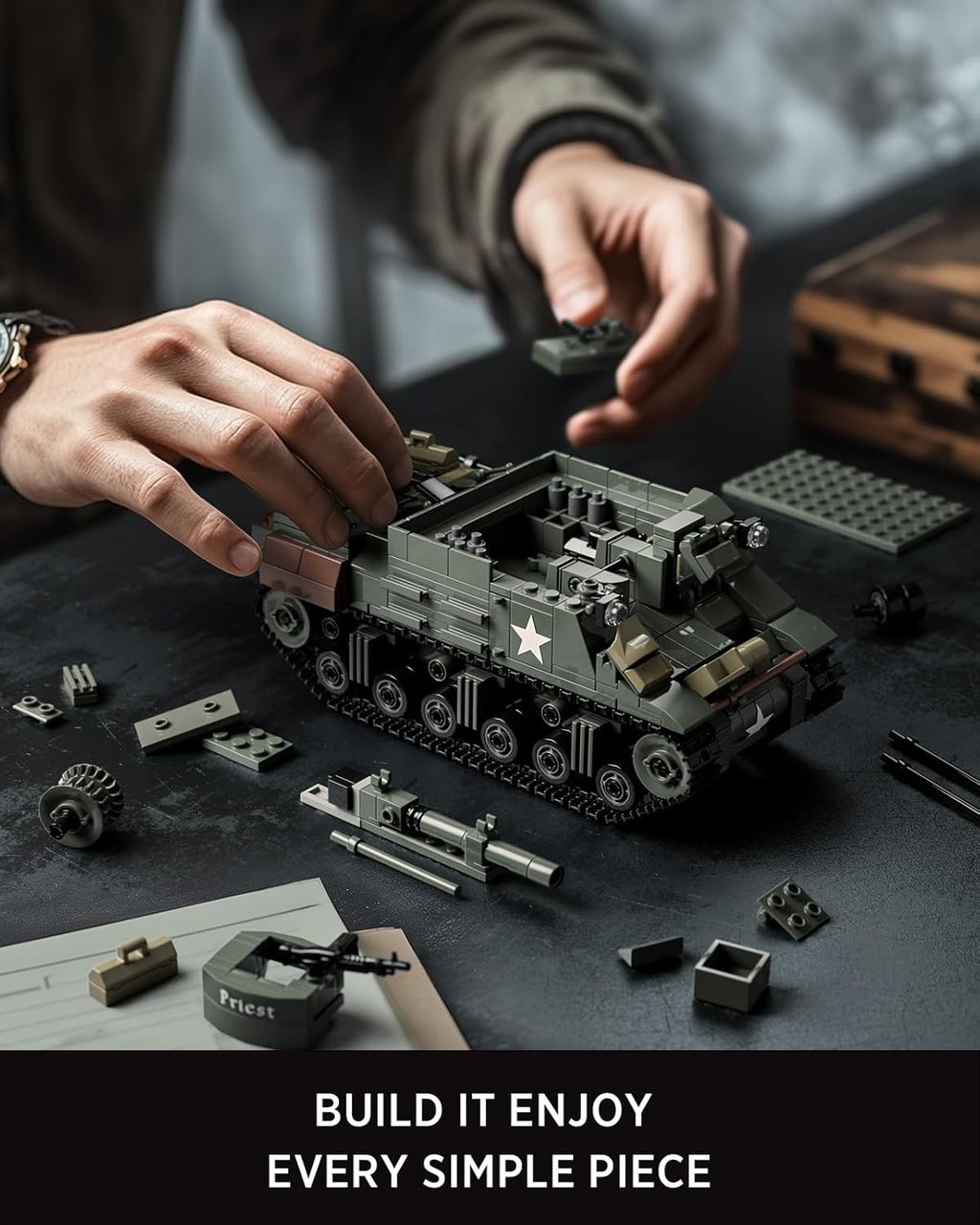 Nifeliz Military M7 Priest Tank (646 PCS, NF10336)