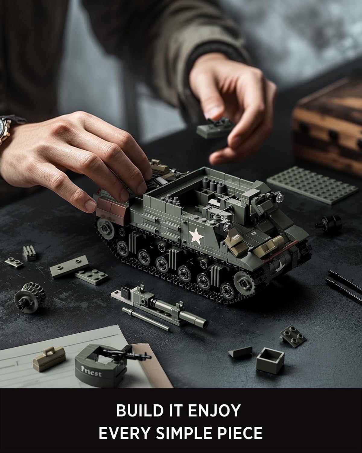 Nifeliz Military M7 Priest Tank (646 PCS, NF10336)