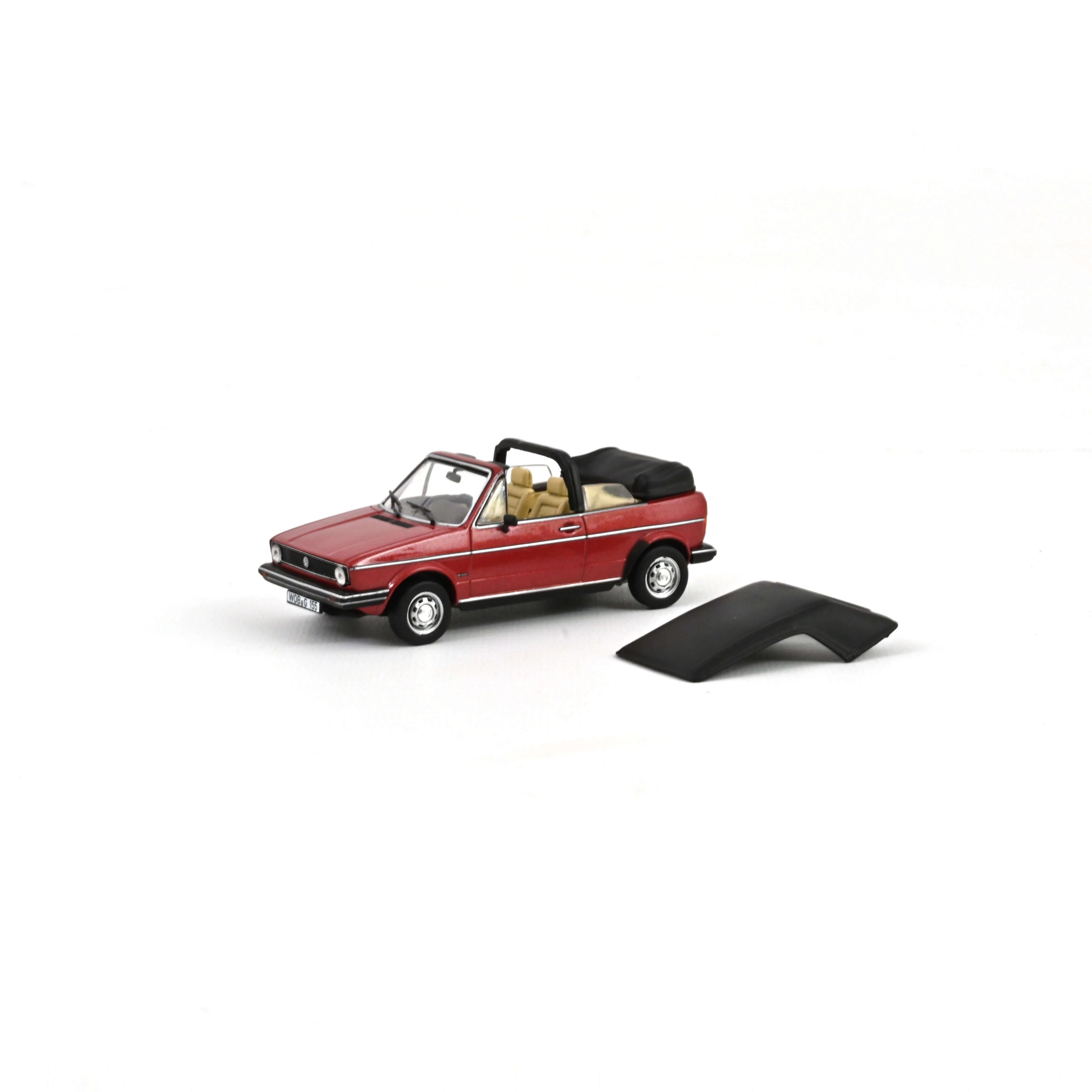 VW Golf Cabriolet 1981 Rotmetallic 1:43