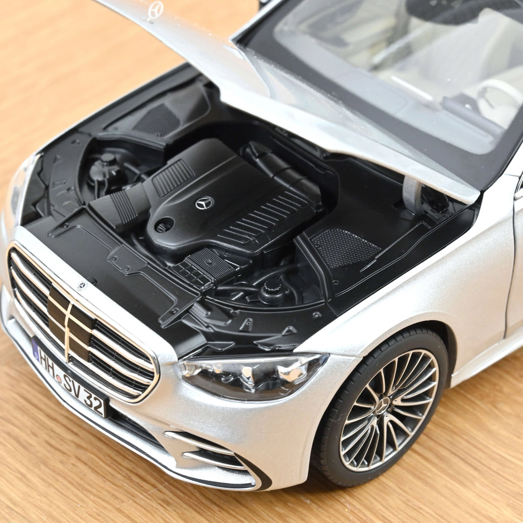 Mercedes-Benz S-Class AMG-Line 2021 Brillant Silver 1:18