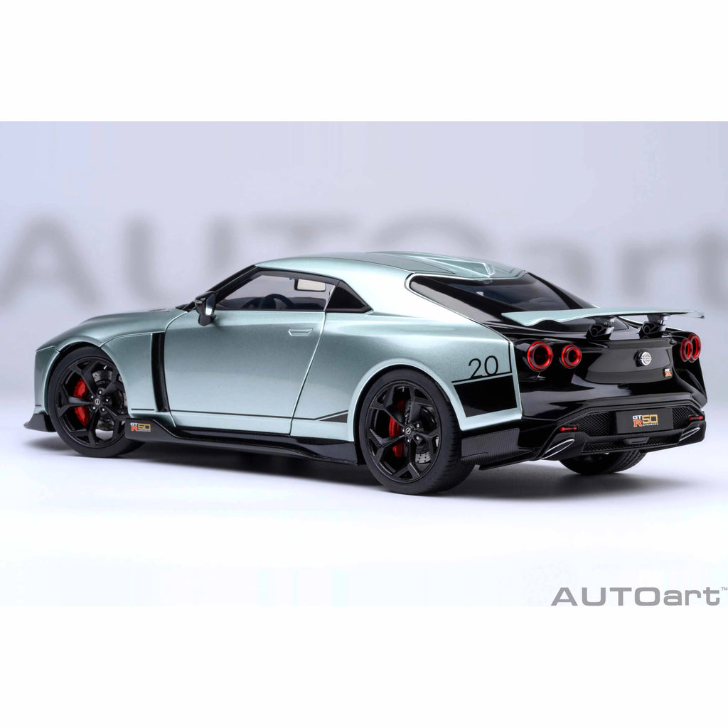 Nissan GT-R50 by Italdesign Metallic Green and Black 1/18