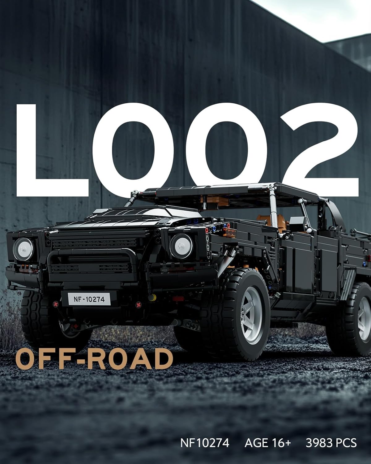 Nifeliz L002 Off-Road Car (3983 PCS, NF10274)