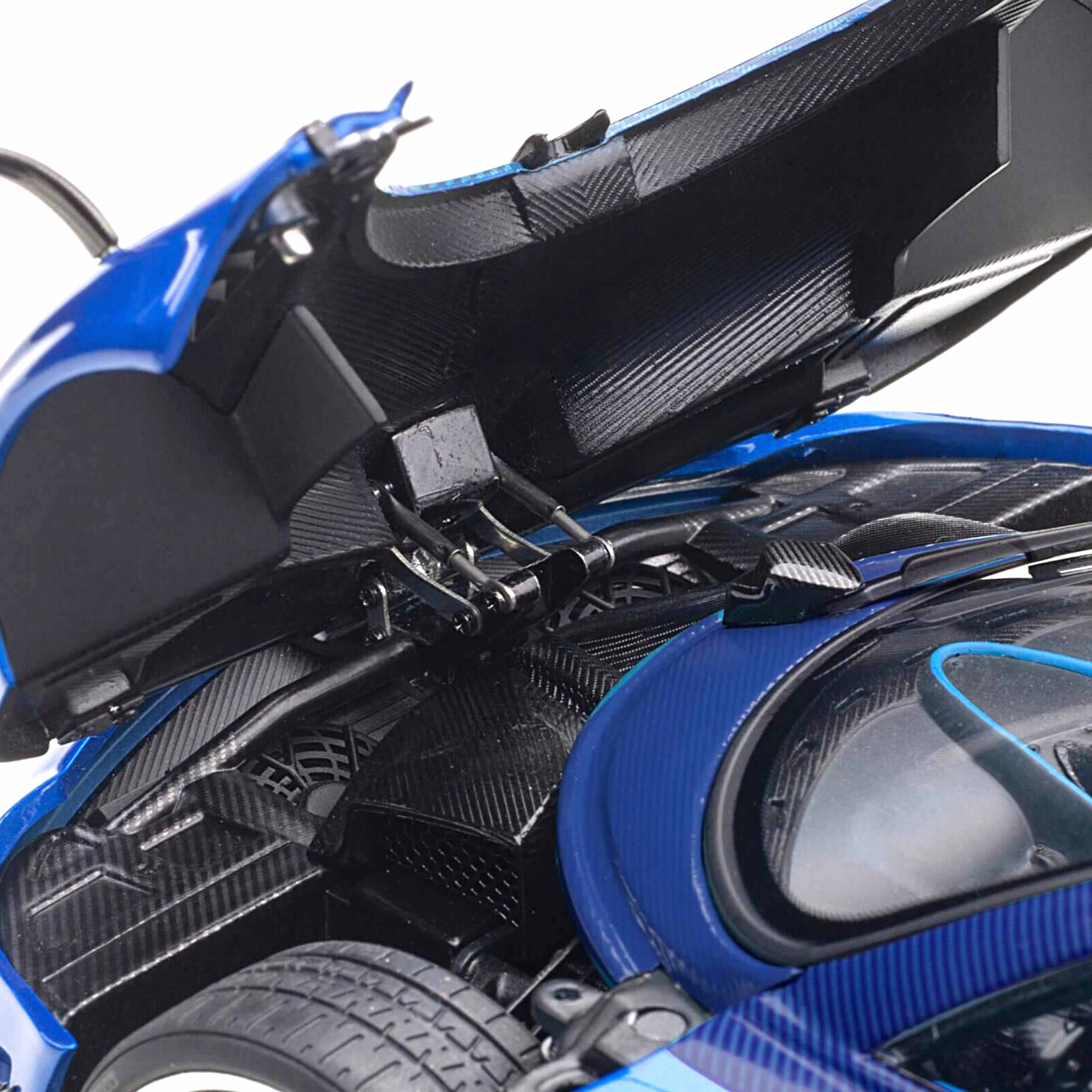 Pagani Huayra BC 2016 Carbone bleu/Carbone 1:18