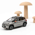 Citroën C3 Aircross 2021 Platingrau und Schwarz 1:43