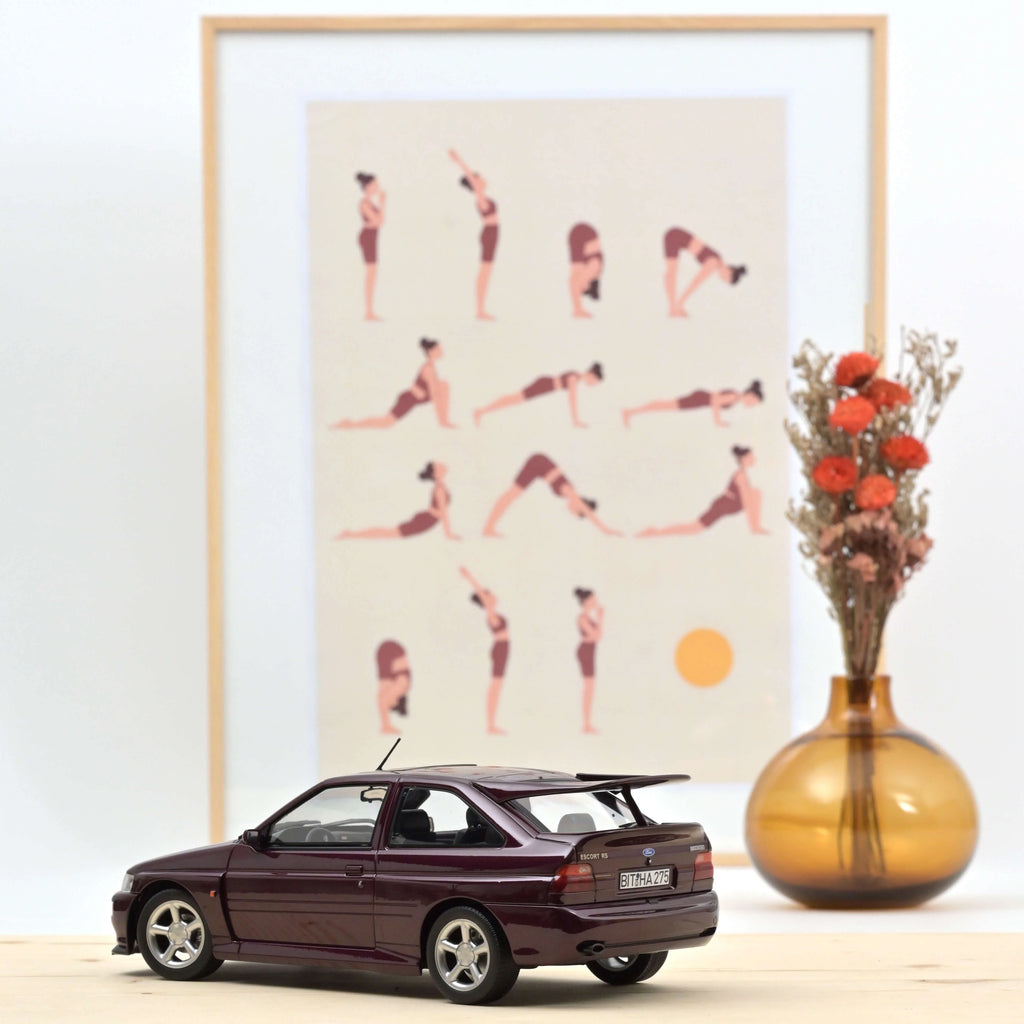 Ford Escort Cosworth 1992 Lila Metallic 1:18