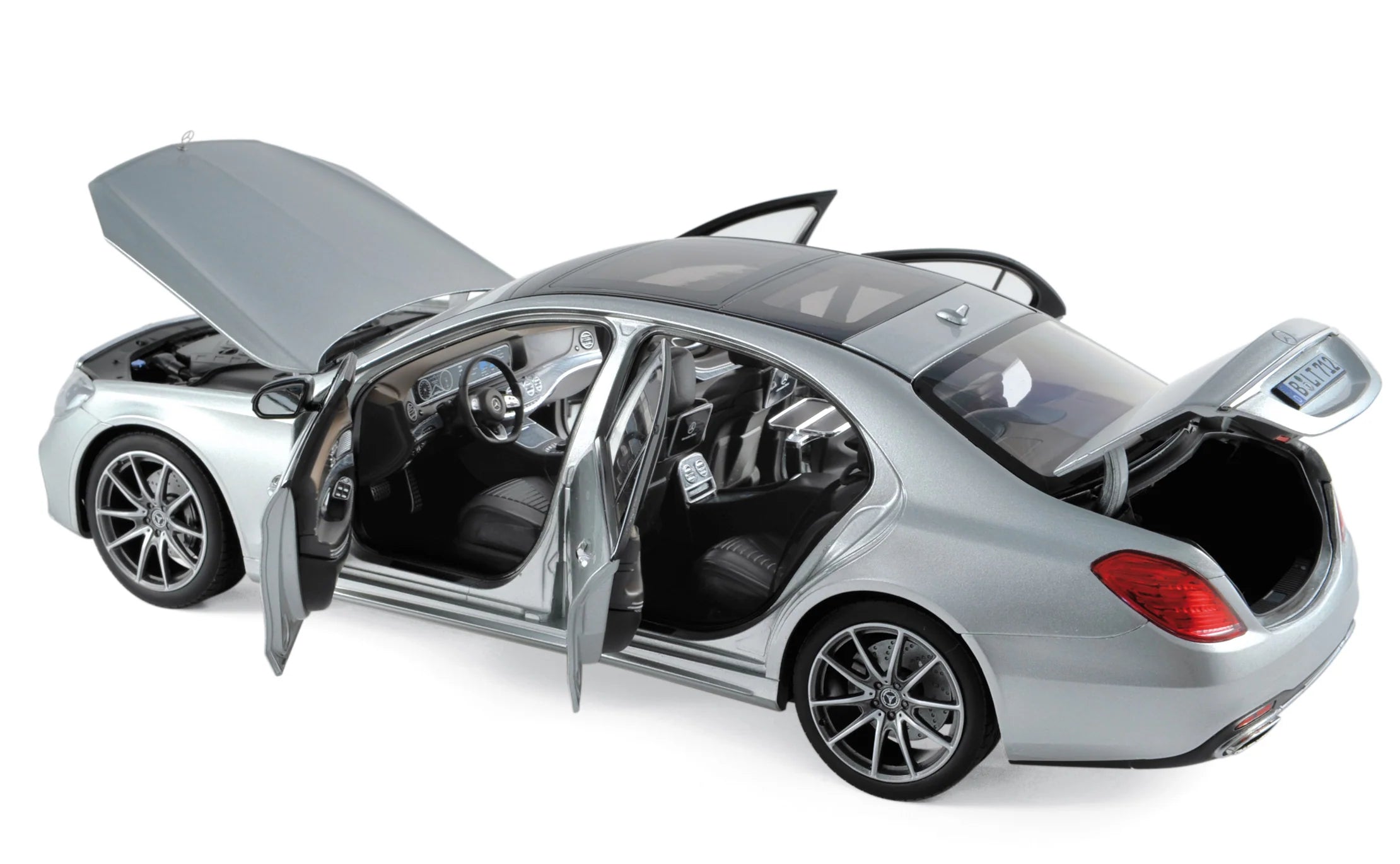 Mercedes-Benz Classe S AMG-Line 2018 Argent Iridium 1:18
