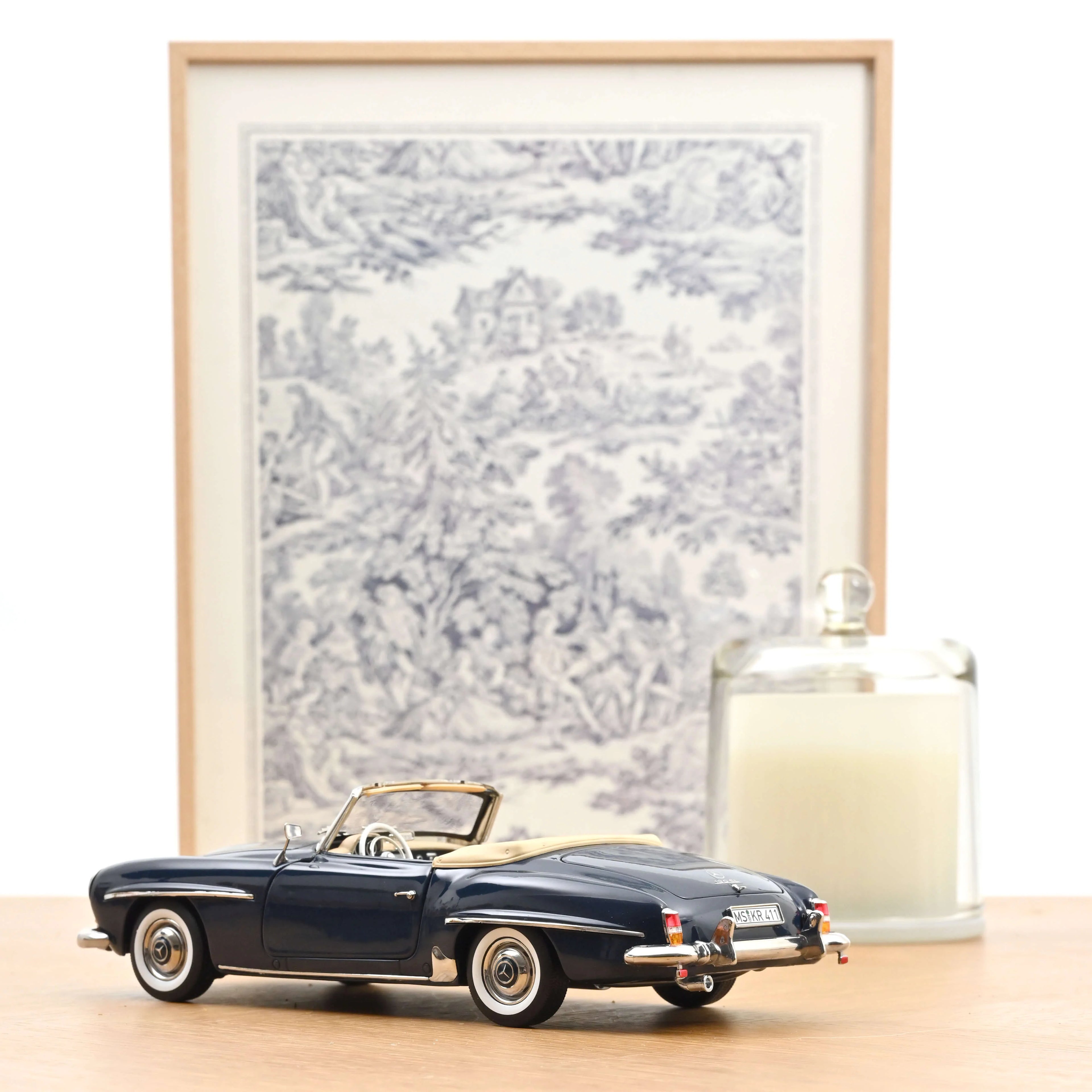 Mercedes-Benz 190 SL 1957 Middle Blue 1:18