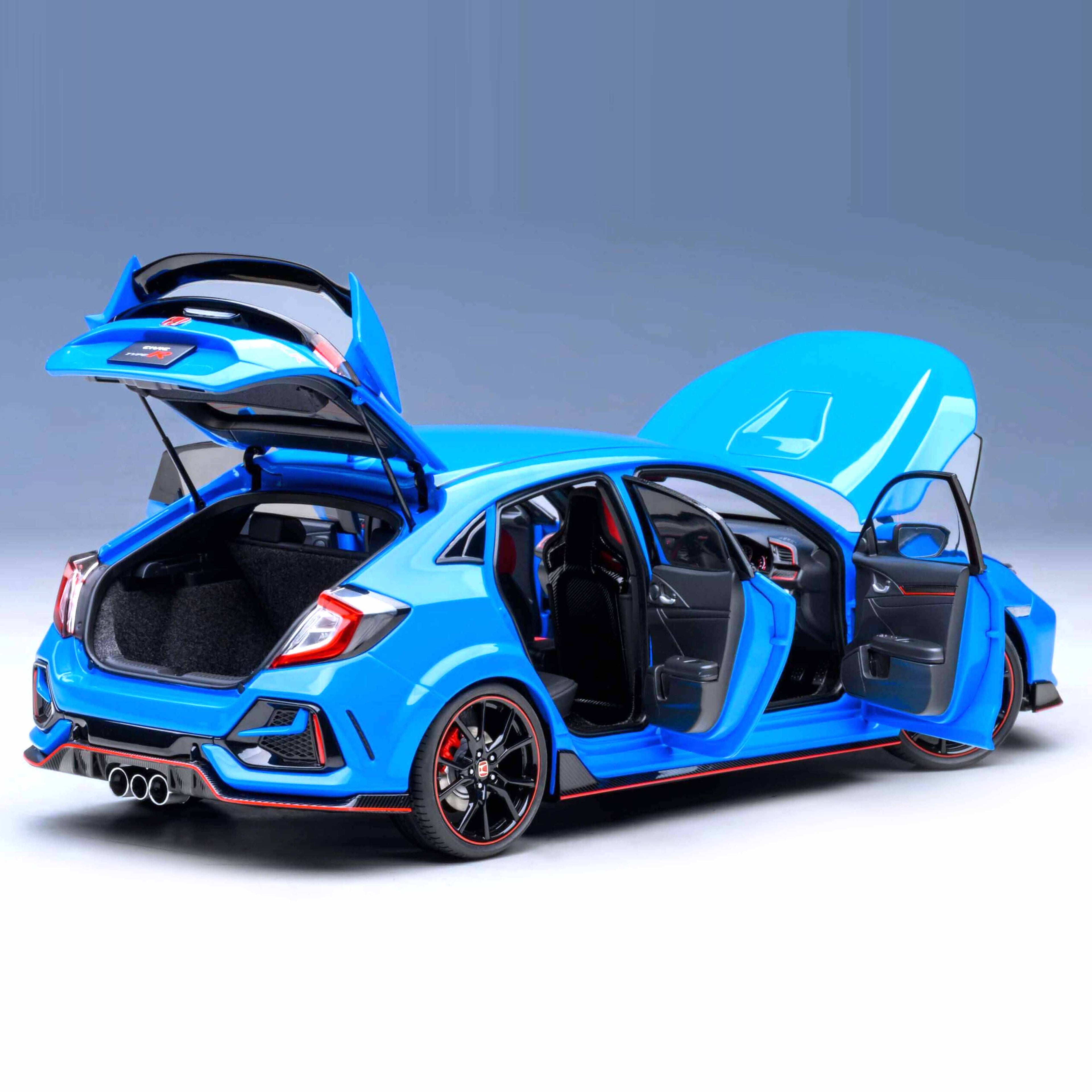 Honda Civic Type R (FK8) 2021 Racing Blue Pearl RHD 1:18