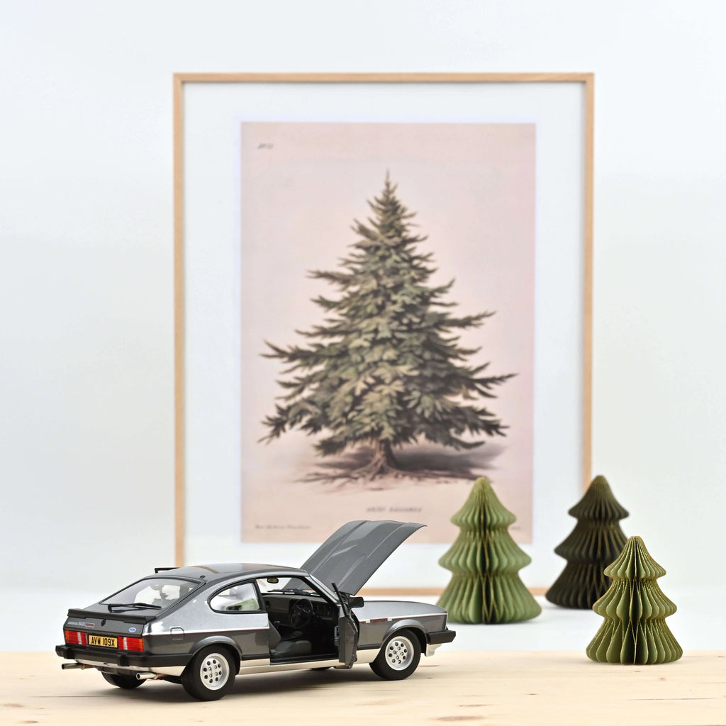 Ford Capri Mk.III 2.8 Injection conduite à droite 1981 Gris graphite métallisé 1:18