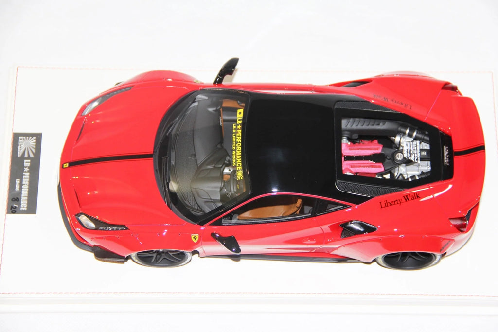 Ferrari 488 Liberty Walk LB Performance, F1 Rot - Limitiert 20 Stk. von LB Work