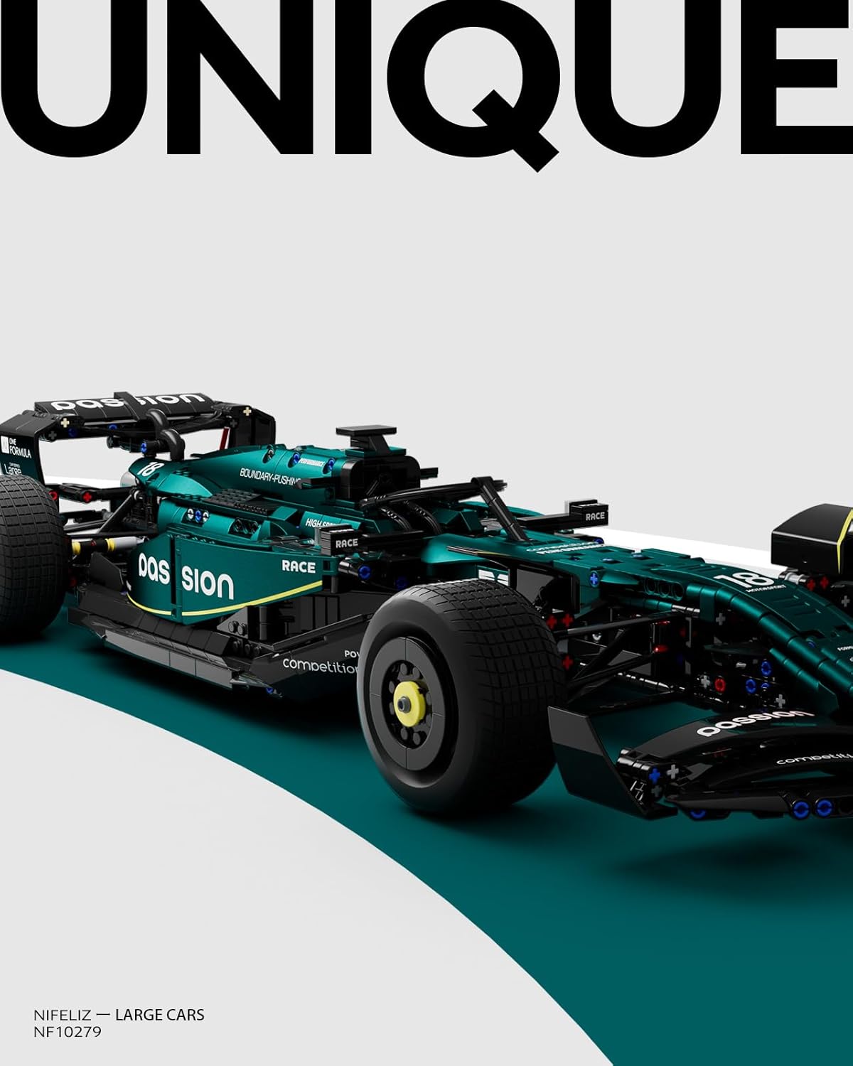 Nifeliz AM24 Formula 1 Racing Car (2351 PCS, NF10279)