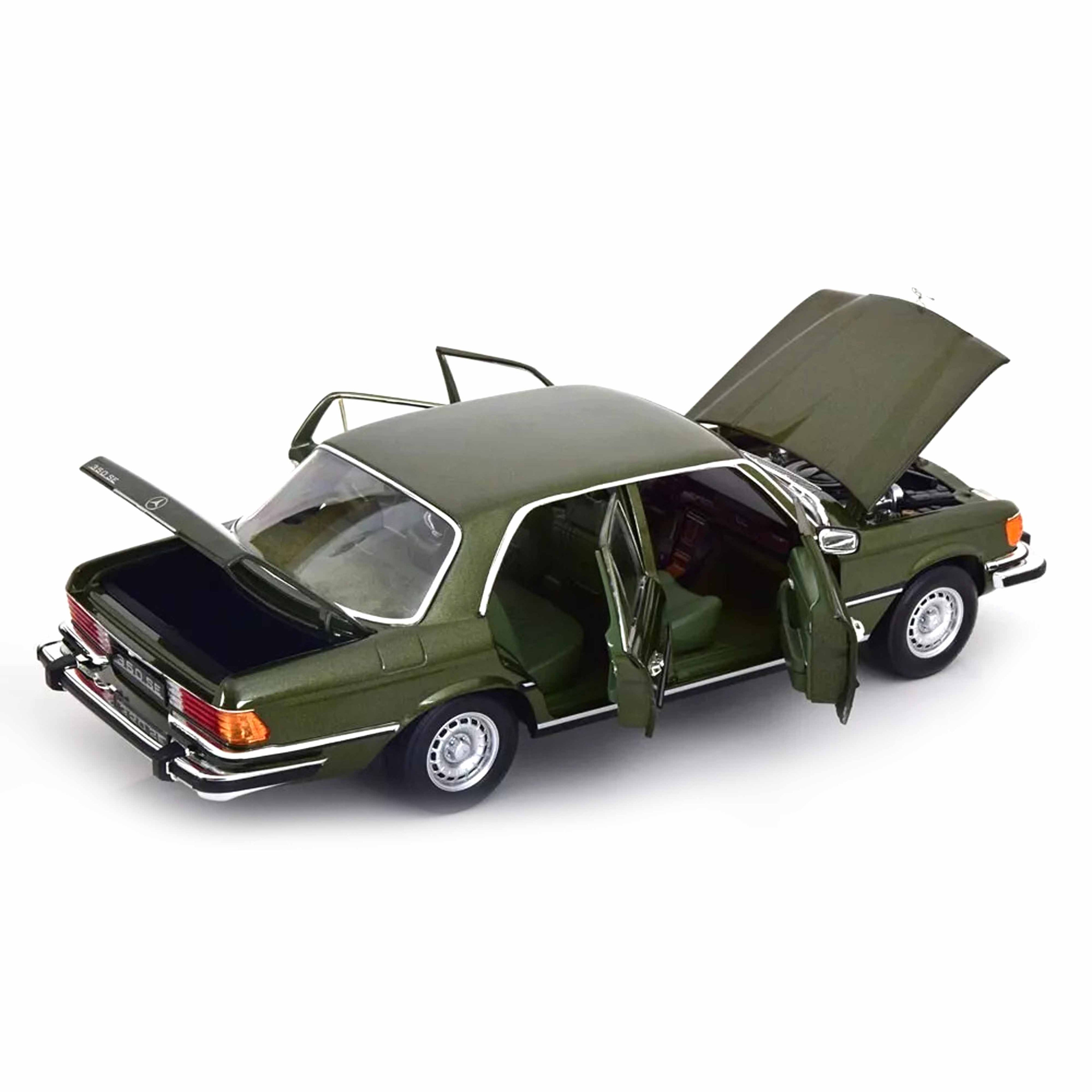 Mercedes-Benz 350 SE 1973 Vert métallisé Version US 1/18