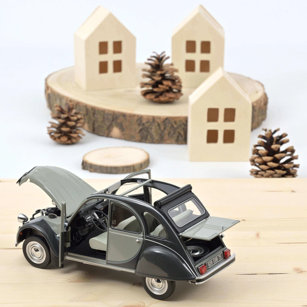 Citroën 2CV Charleston 1983 Cormoran Grey and Nocturne Grey 1:18