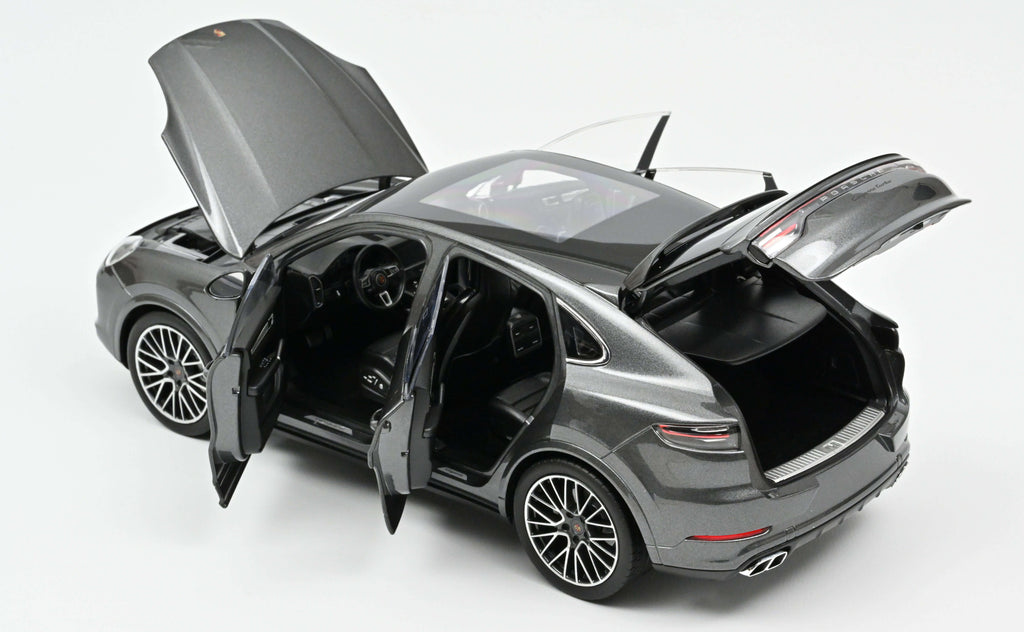 Porsche Cayenne Coupe turbo 2019 Dark Grey metallic 1:18