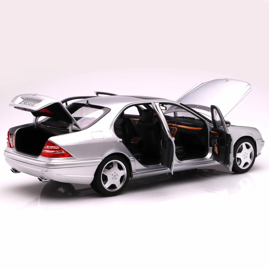 Mercedes-Benz S55 AMG 2000 Silver 1:18